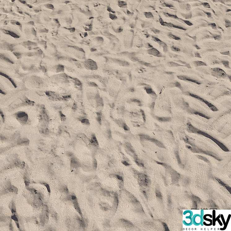 beach 3d model