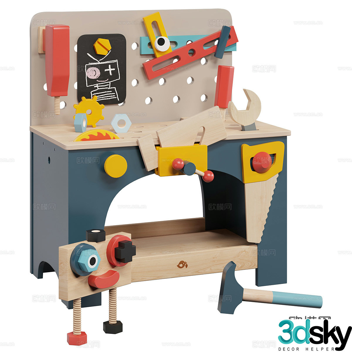 Children’s toy table 3d model