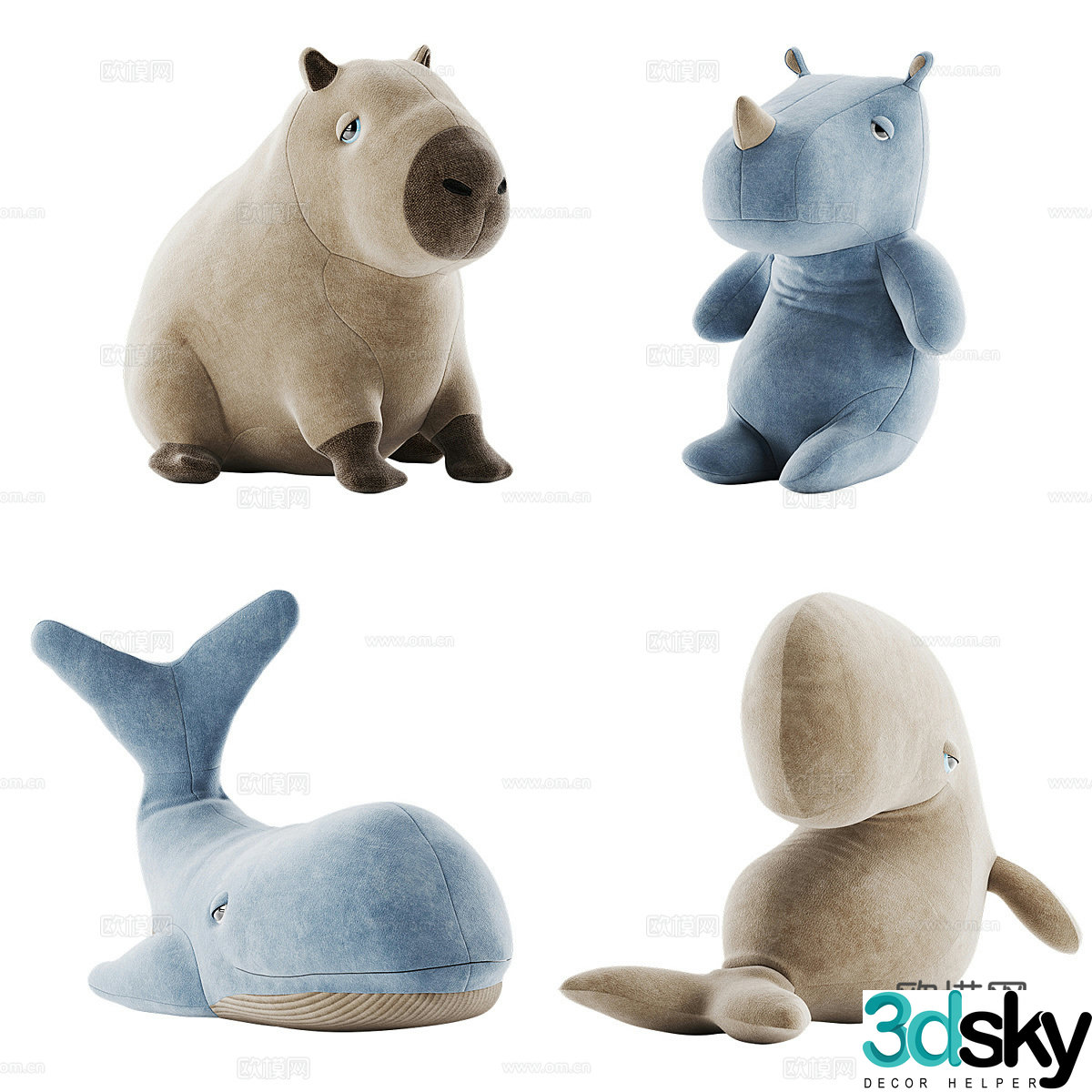 Children’s plush toy 3d model