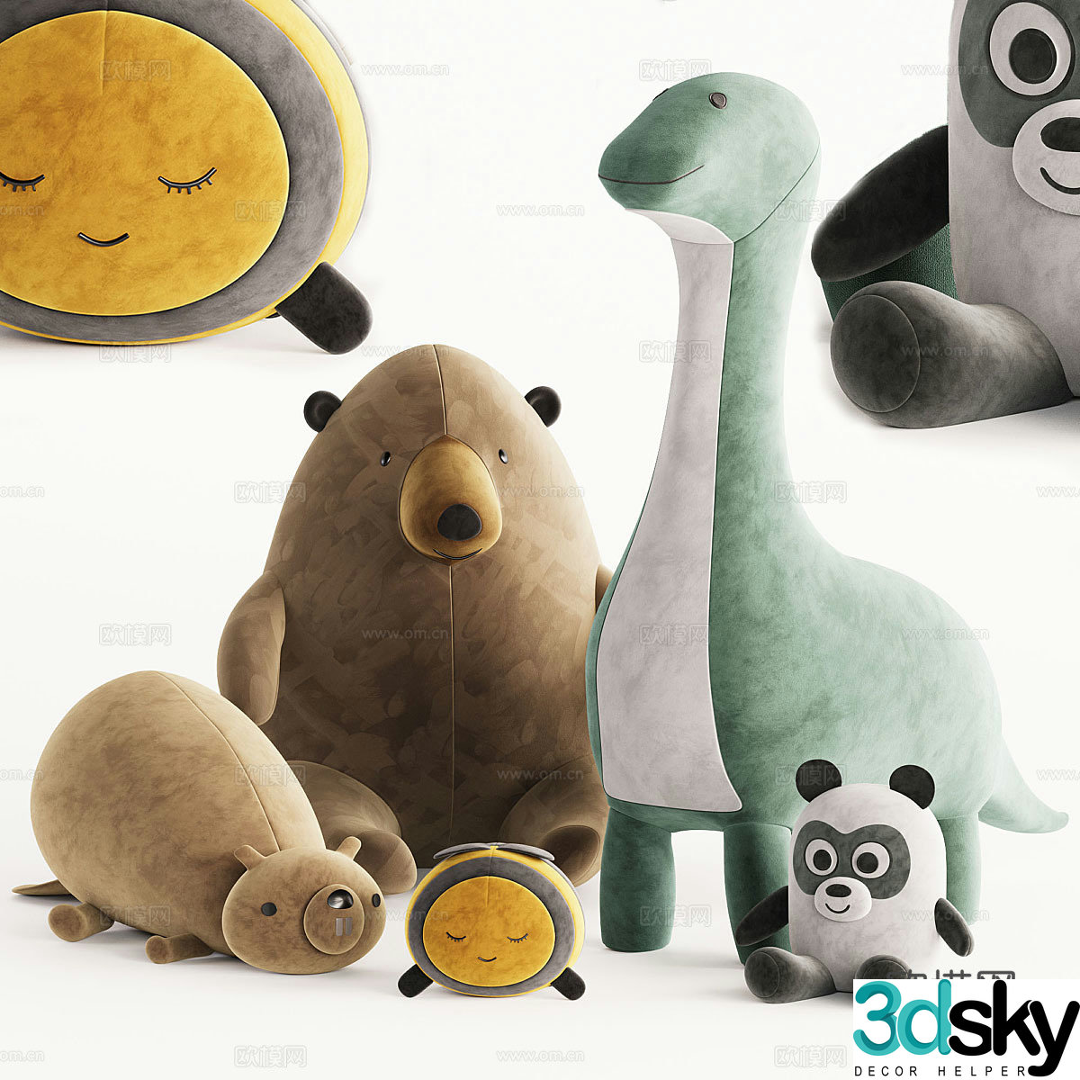 Children’s plush toy 3d model