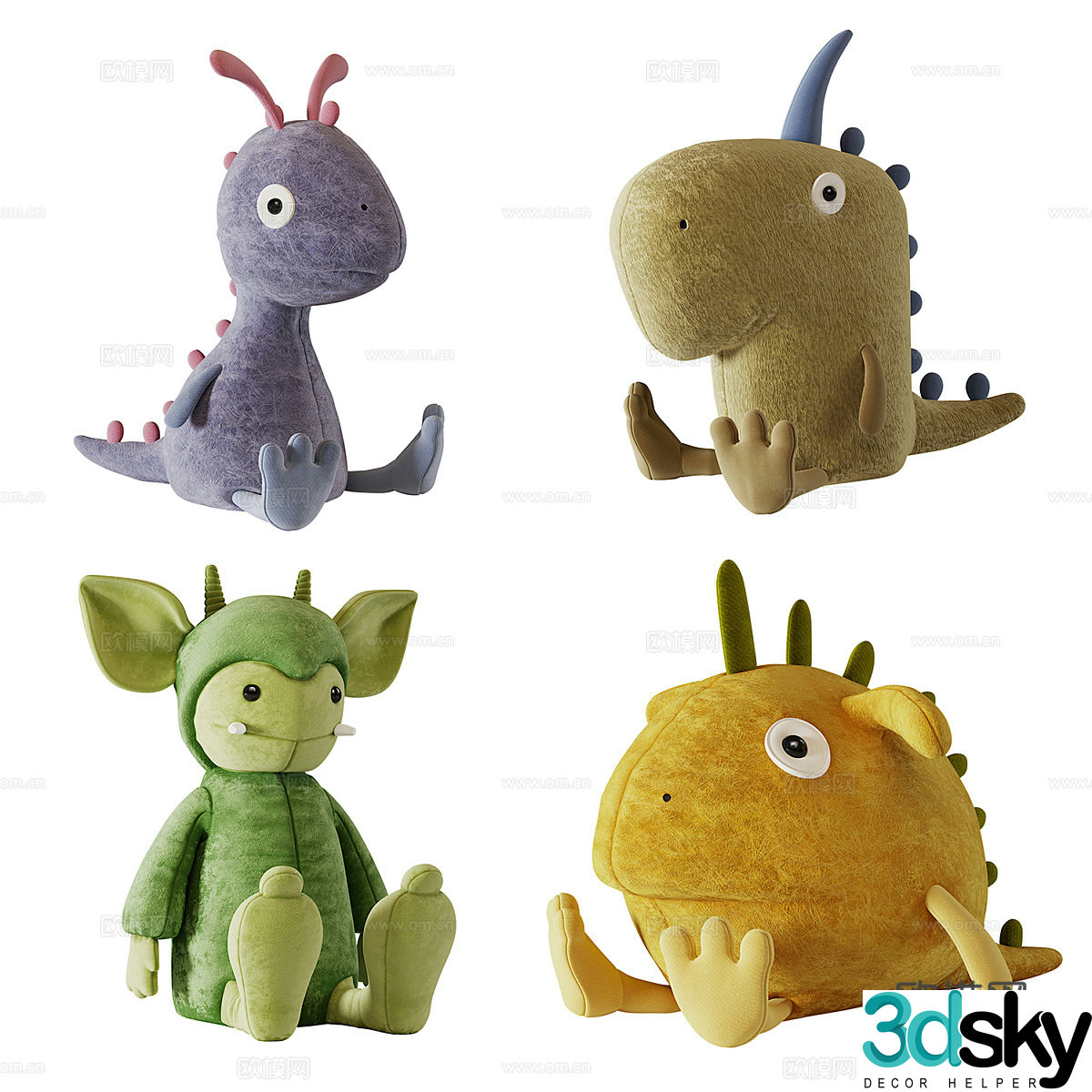 Children’s plush toy 3d model