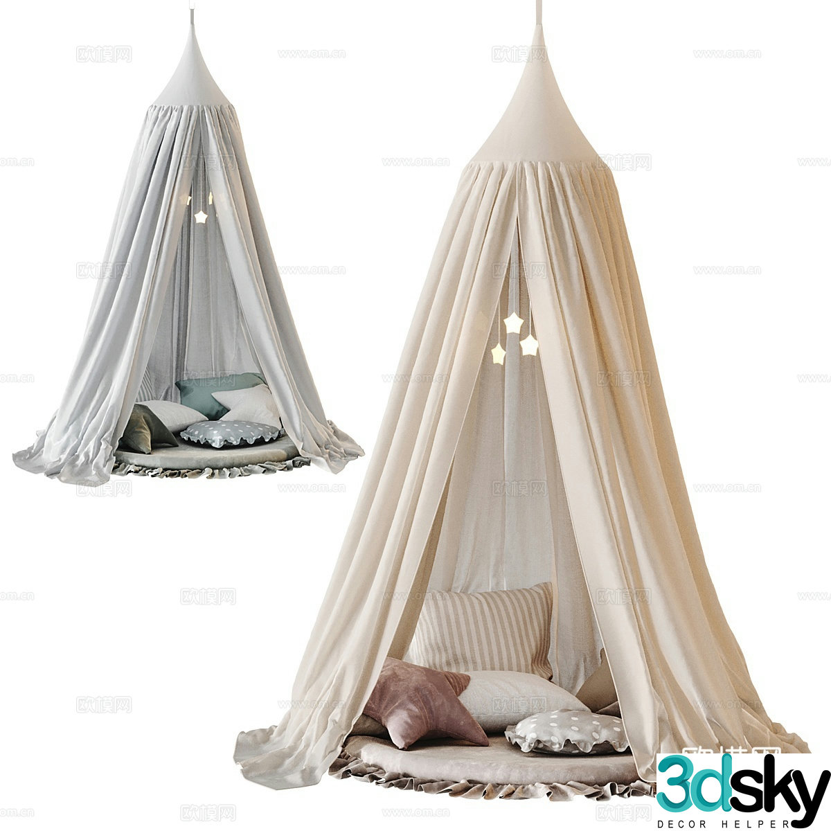 Children’s tent 3d model