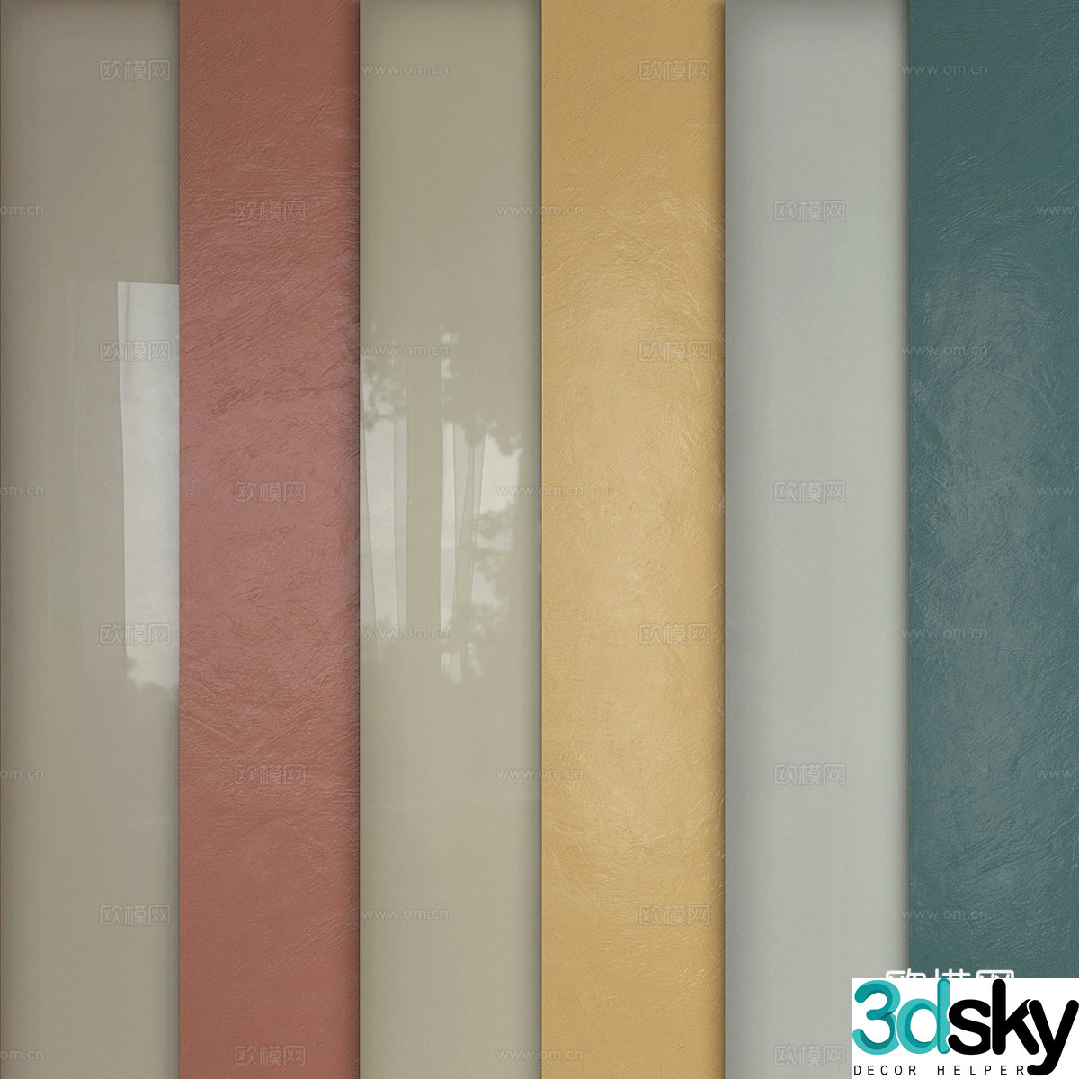 Ceramic tile series 3d model