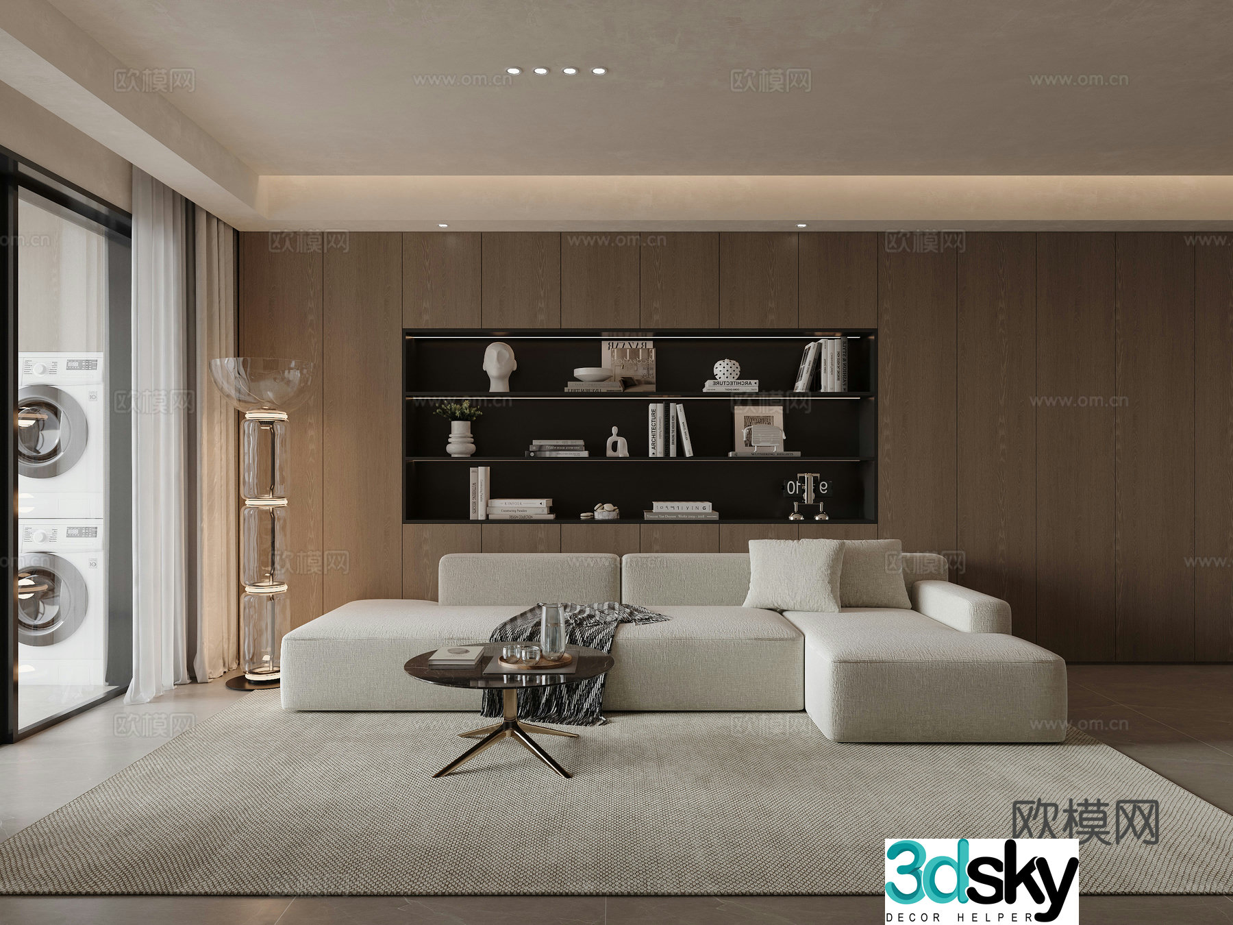 Italian living room 3d model