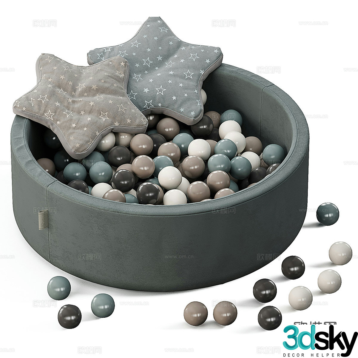 Children’s ocean ball toy 3d model