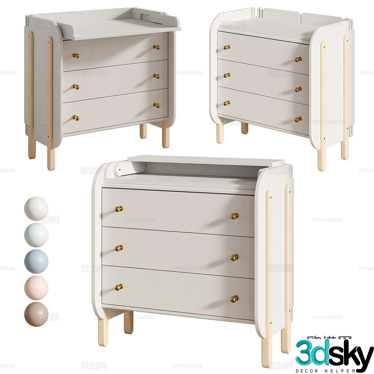 Children’s storage cabinet Children’s storage cabinet 3d model