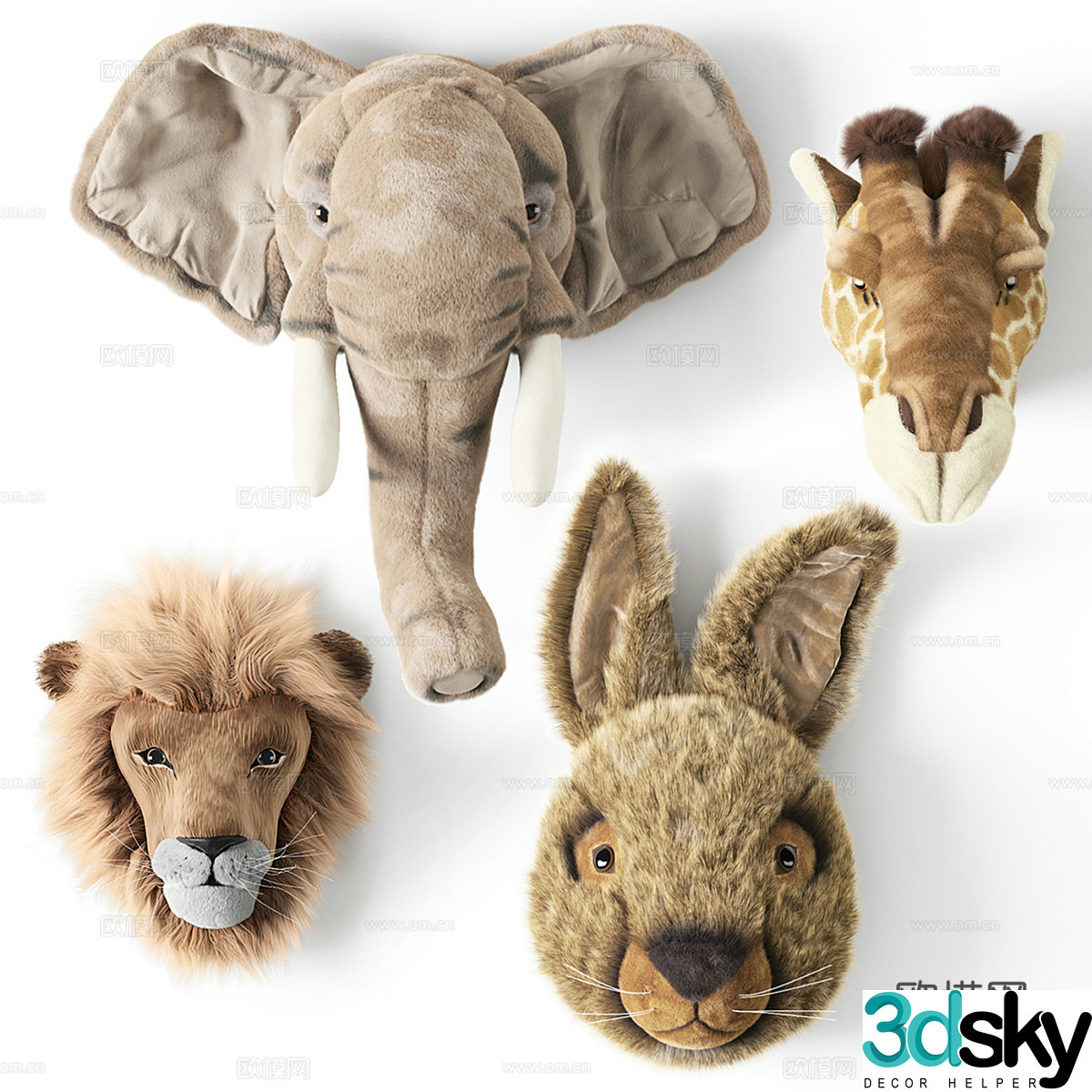 Children’s plush toy 3d model