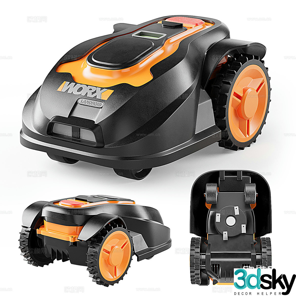 Children’s toy car 3d model