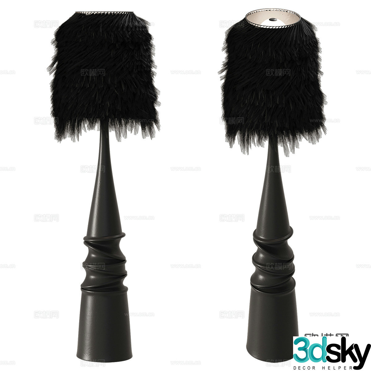 Floor lamp art lamp 3d model