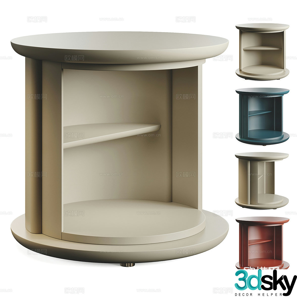bedside table 3d model