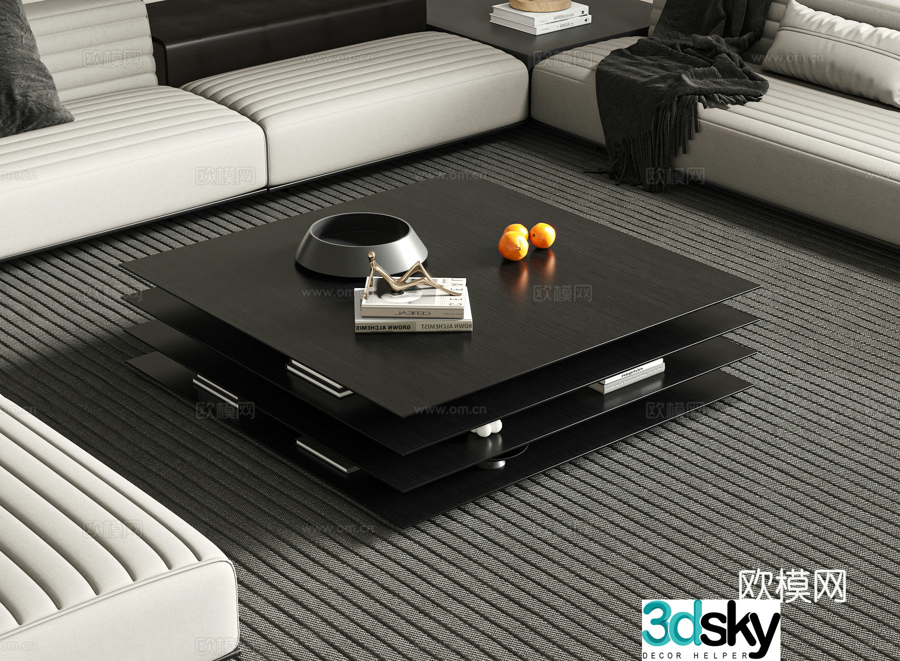 Modern coffee table 3d model