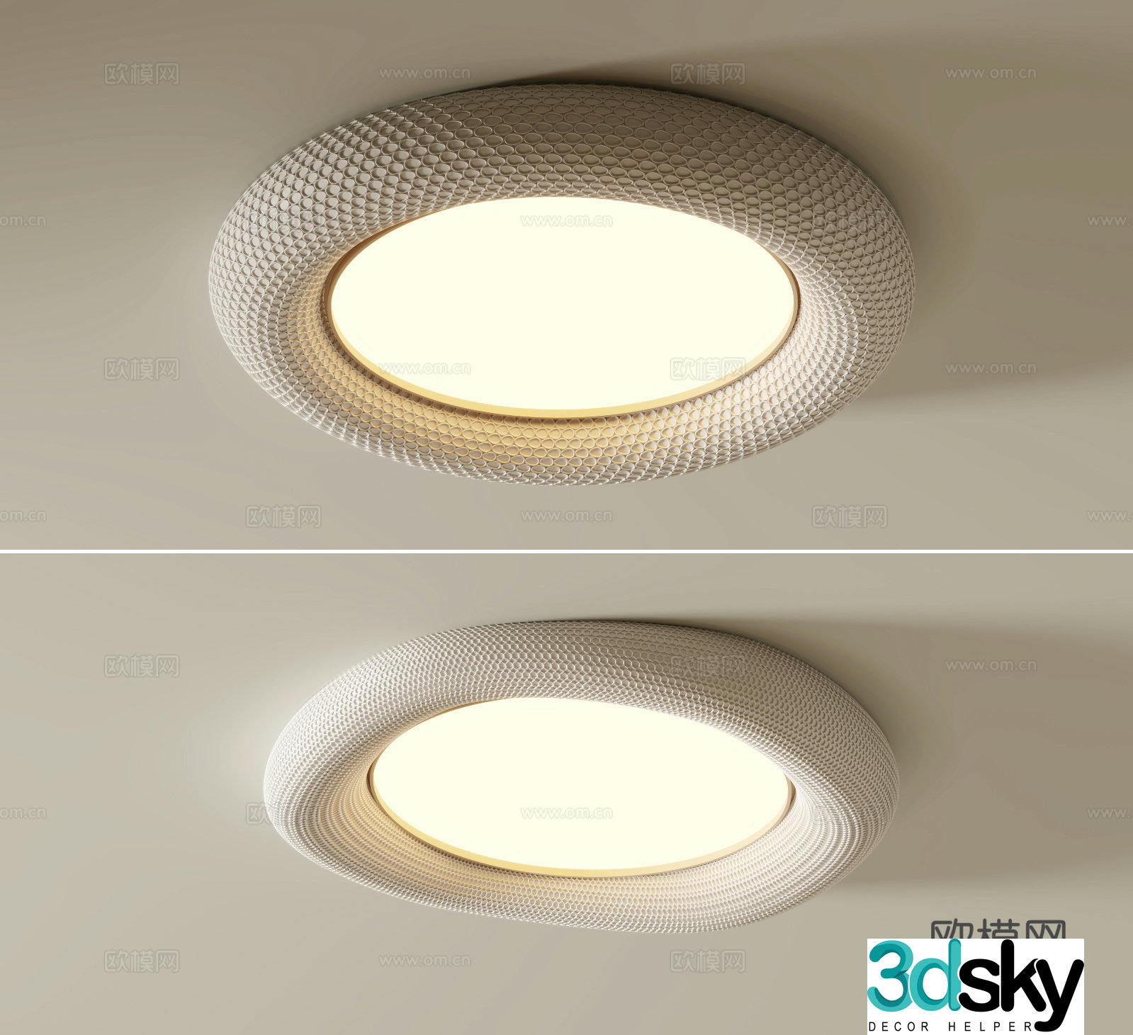 Modern ceiling lamp 3d model