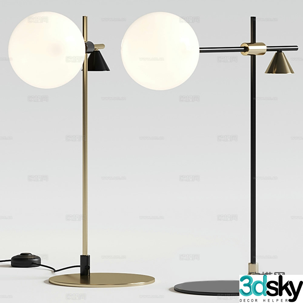 desk lamp 3d model