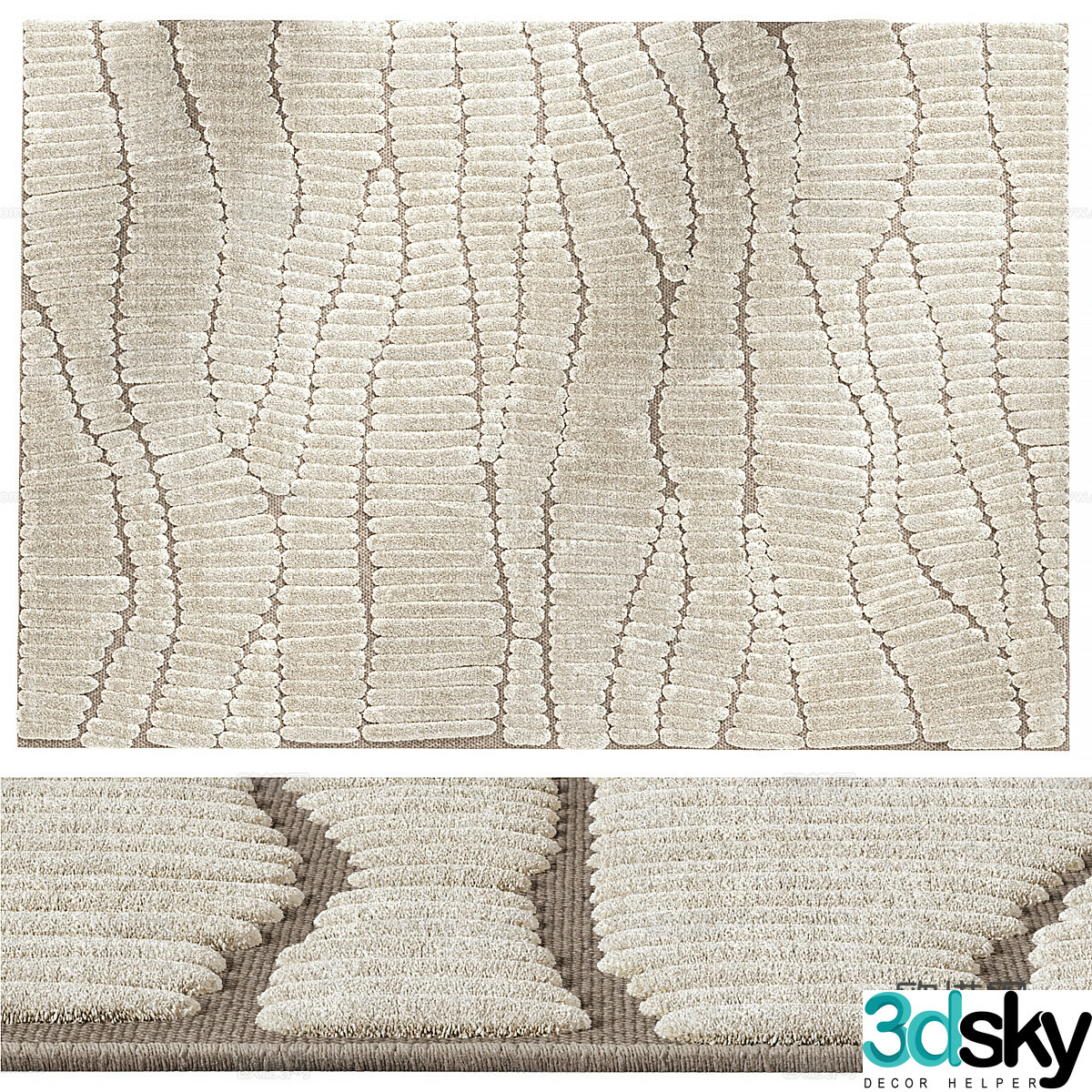 Fossil carpet 3D model