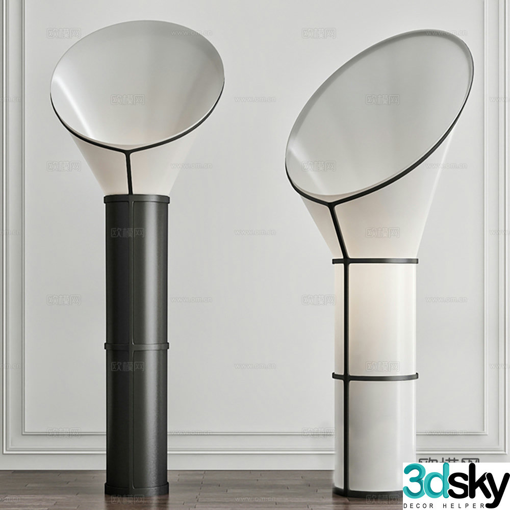 Modern desk lamp 3d model