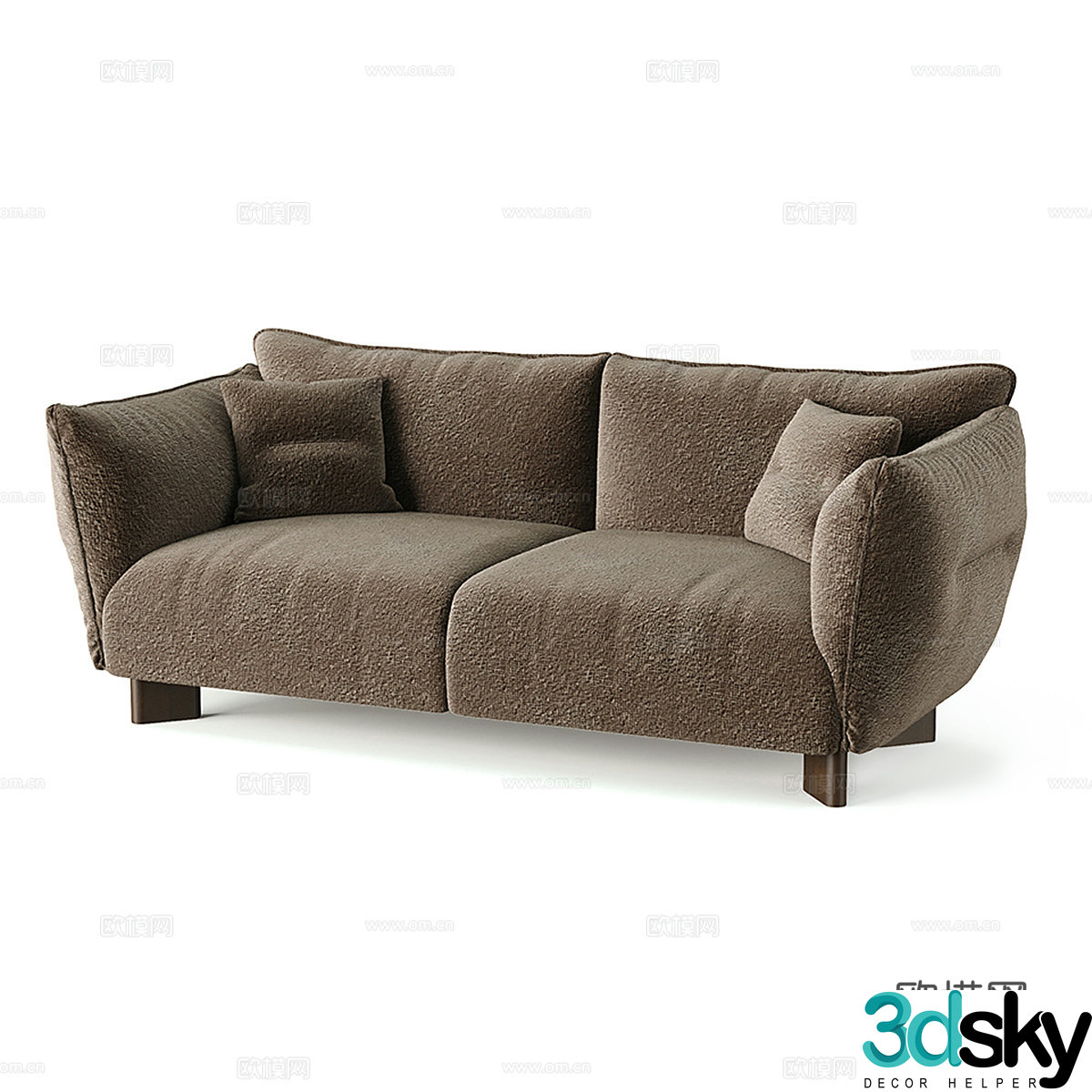 Modern love sofa 3d model