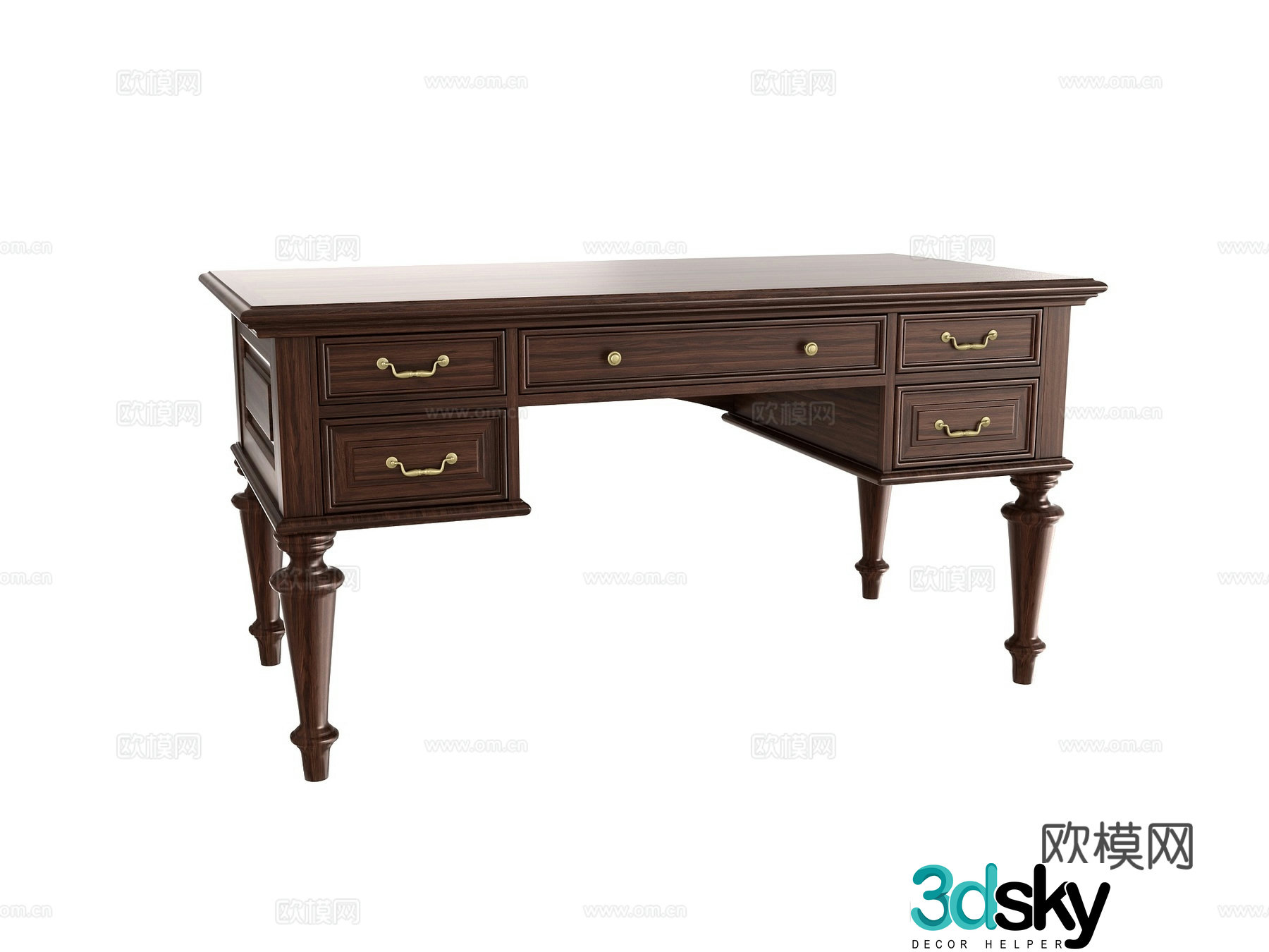 desk 3d model