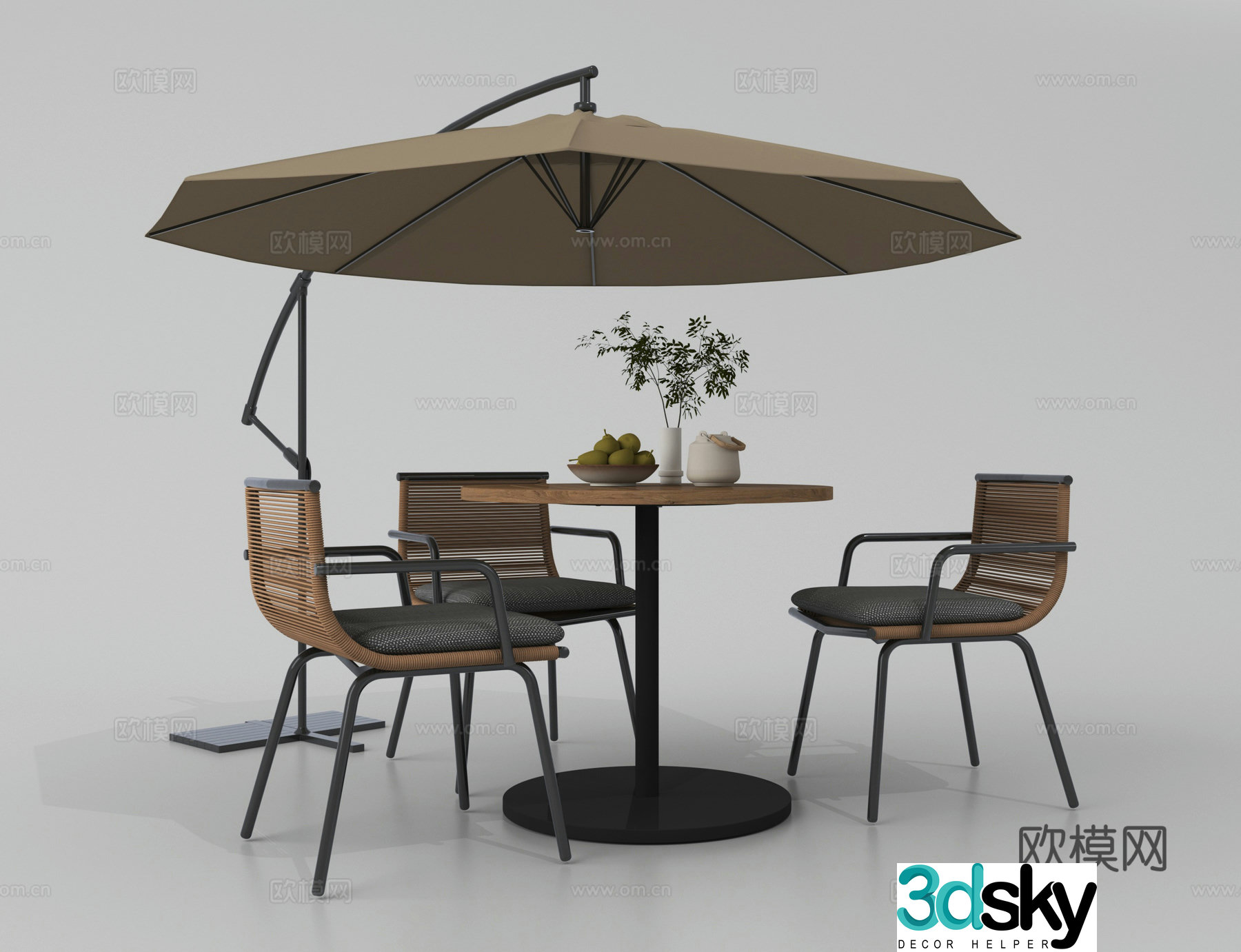 Outdoor tables and chairs camping tables and chairs 3d model