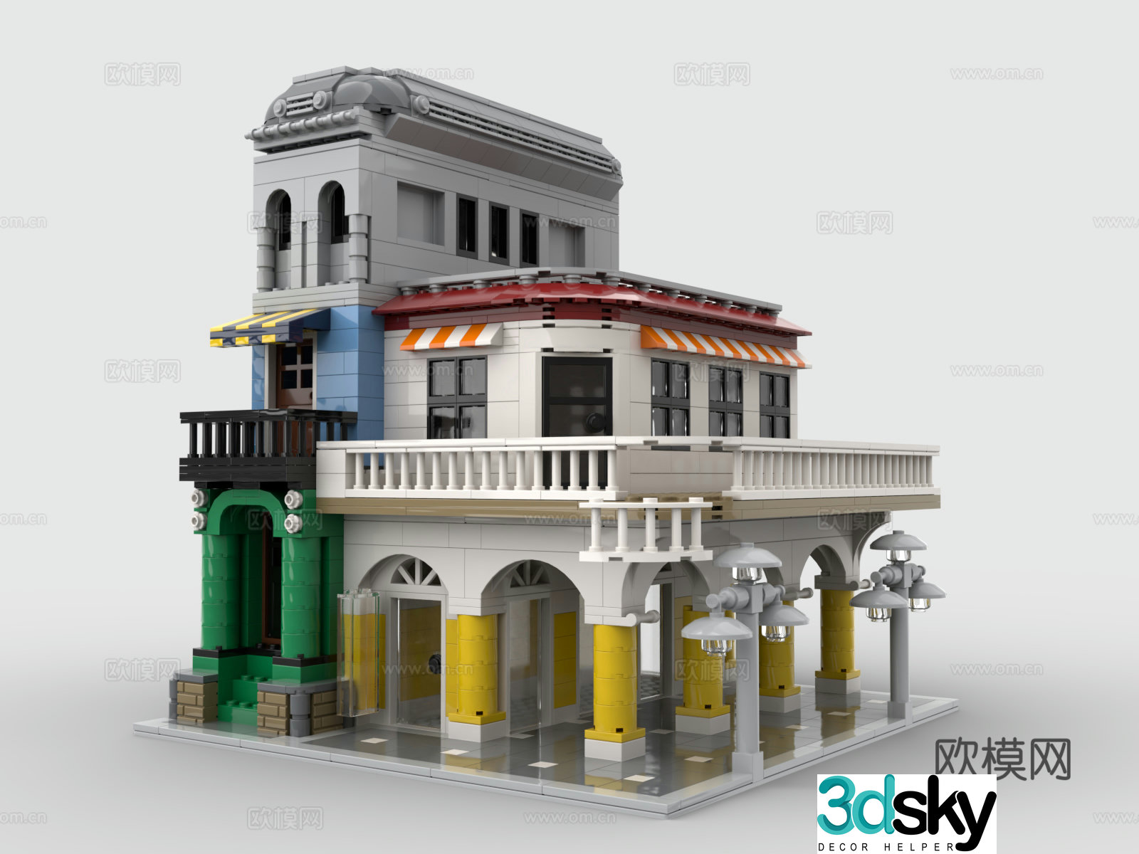 LEGO LEGO shop toys building blocks 3d model