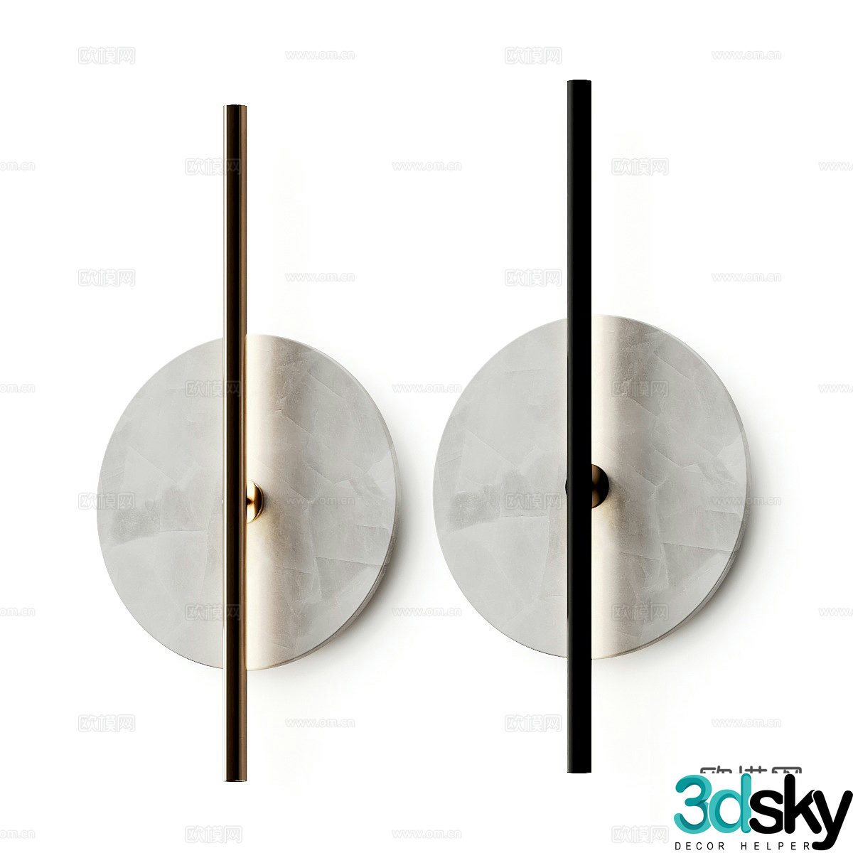 Aromas del Campo Point Italian wall lamp 3d model