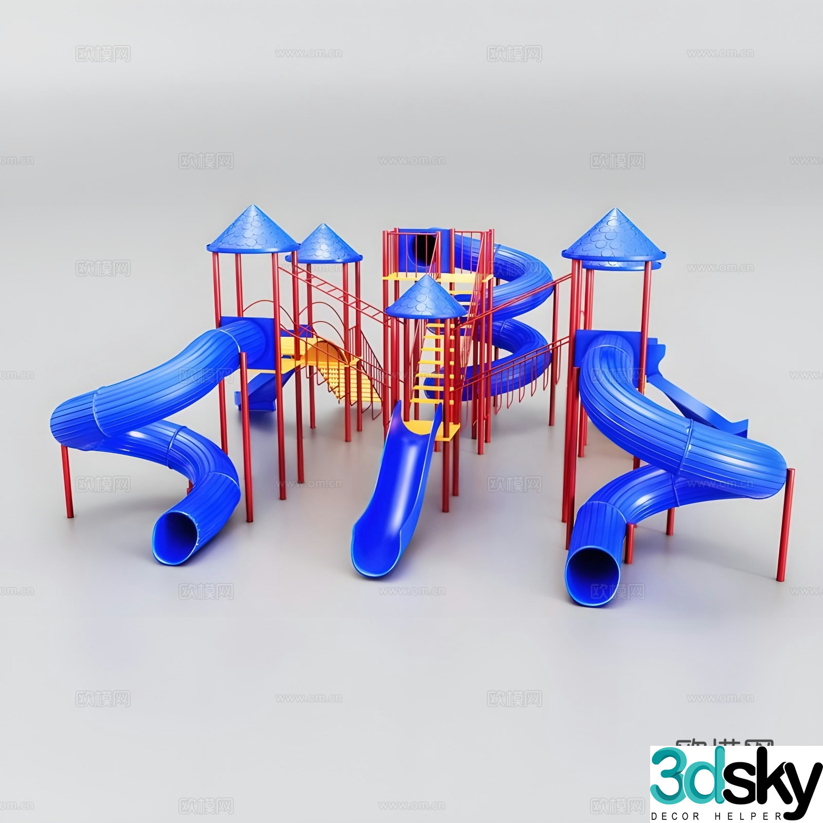 Children’s slide slide 3d model