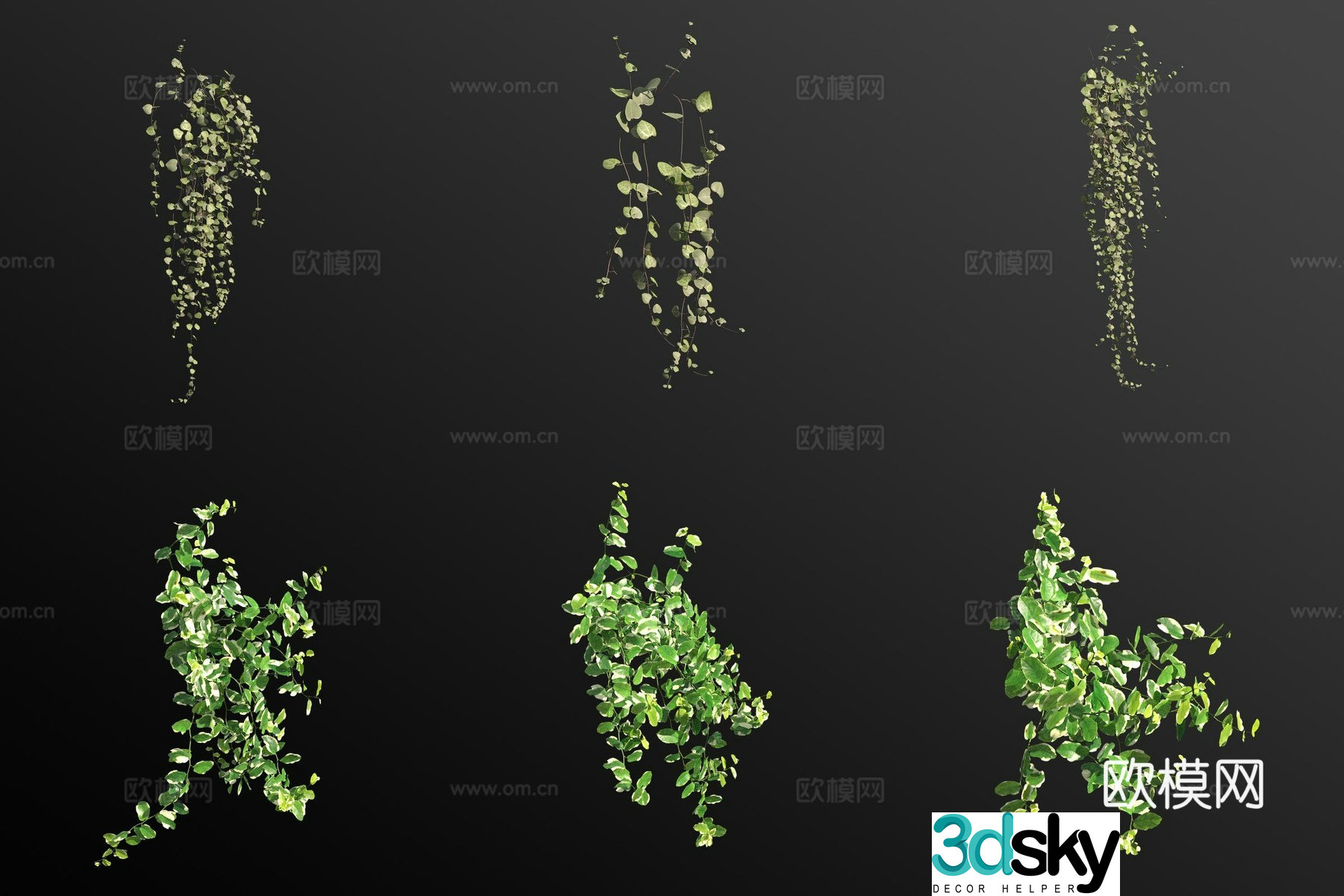 3d model of goldenrod leaf lily flower and grass