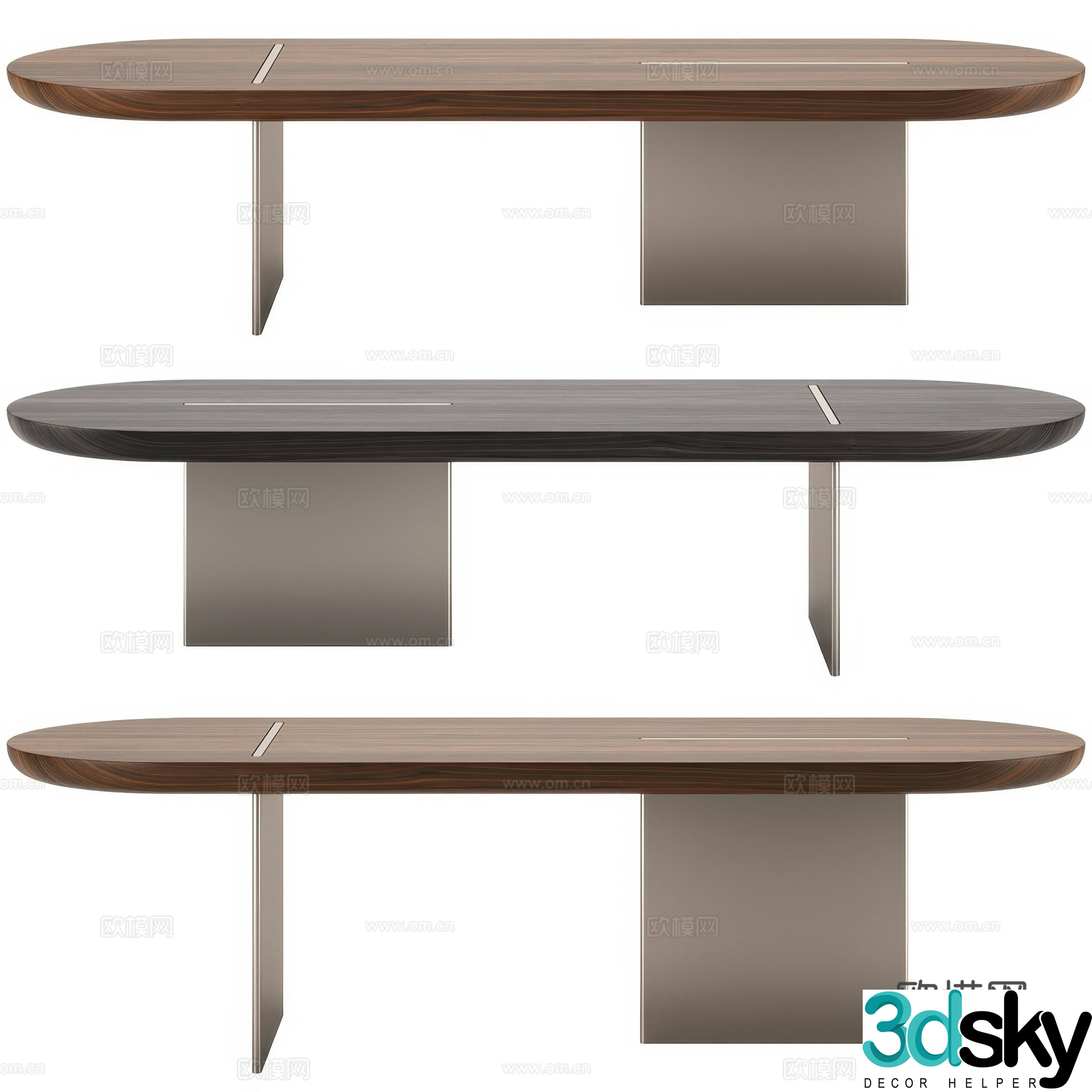 New Chinese dining table 3d model