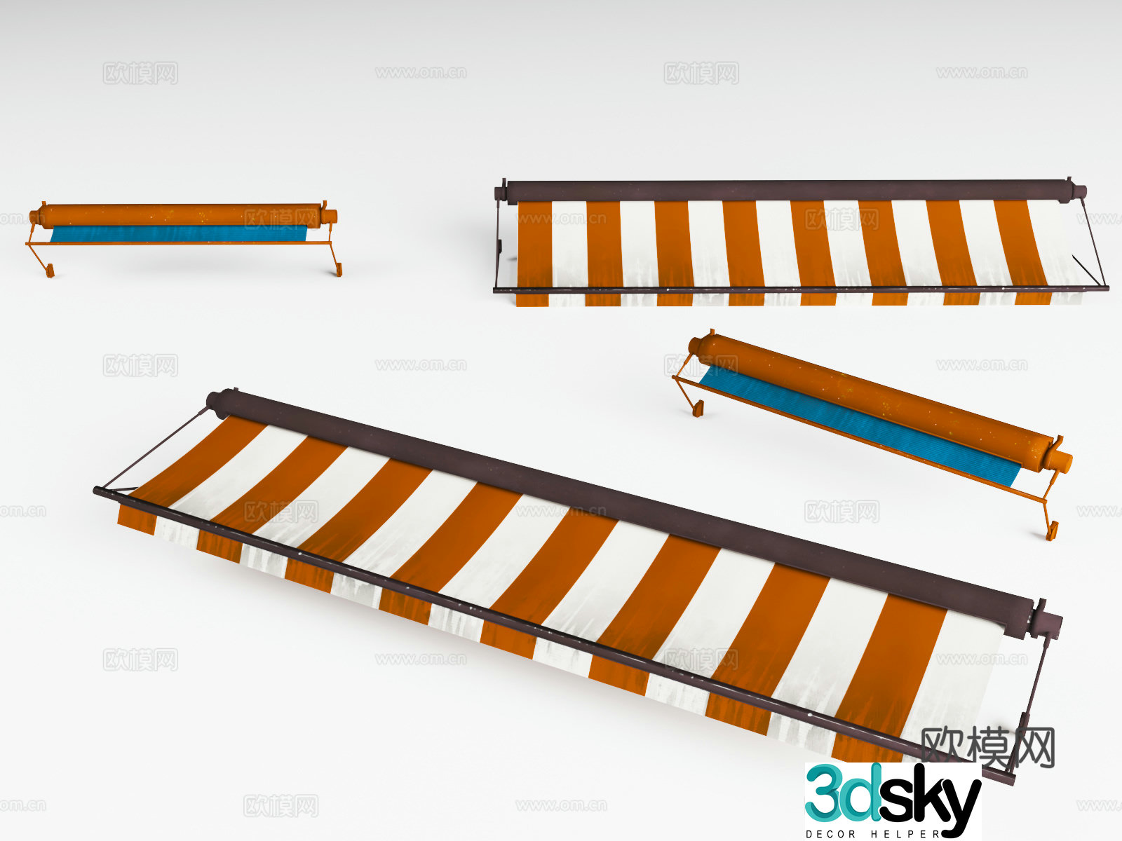 awning street awning 3d model