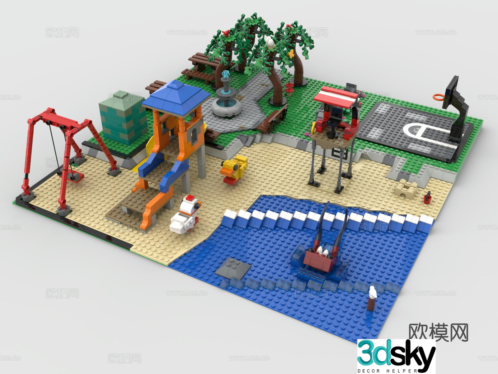 LEGO LEGO toys building block toys 3d model