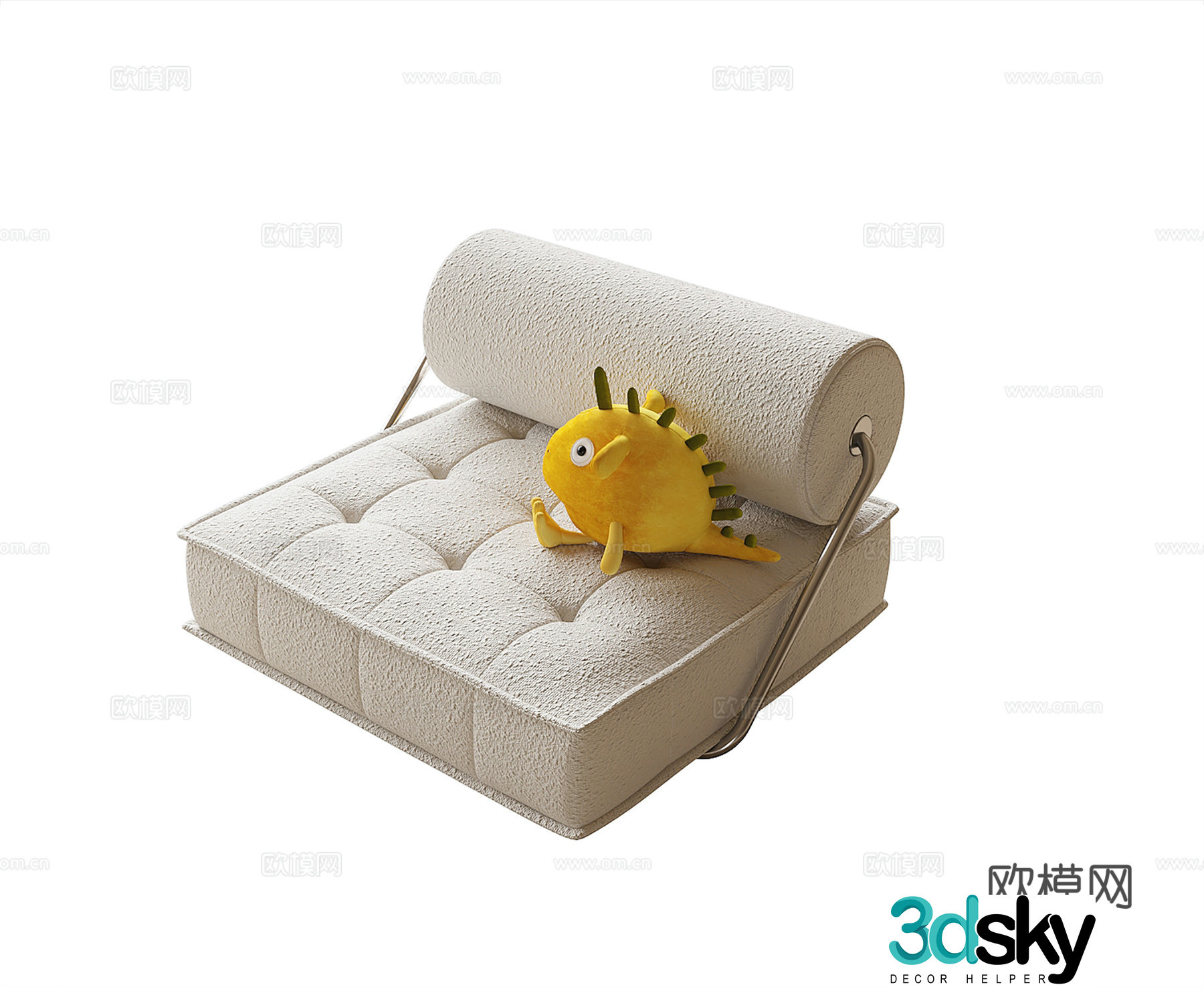 Modern leisure sofa 3d model