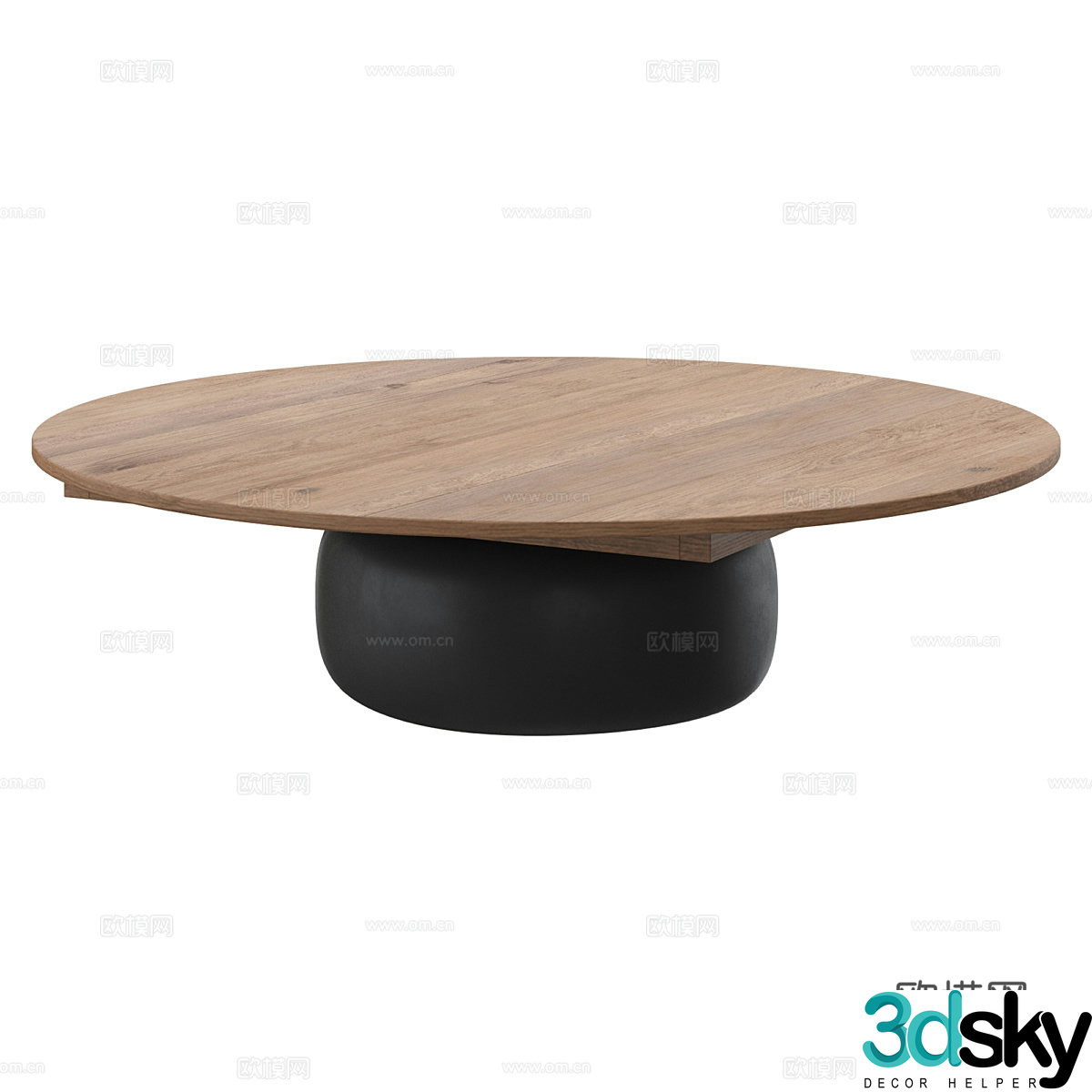 Wabi-sabi style coffee table 3d model