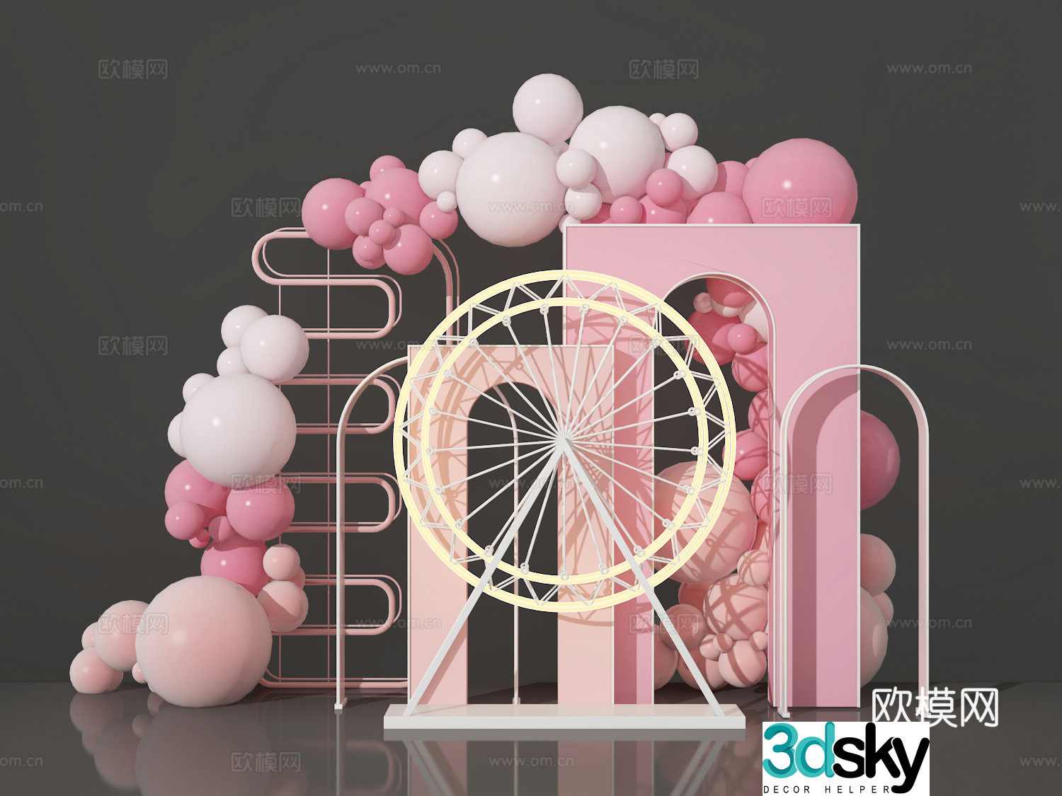 Commercial presentation 3D model