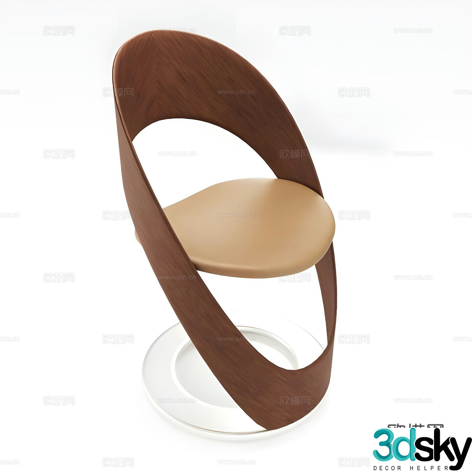 chair lounge chair bar stool 3d model