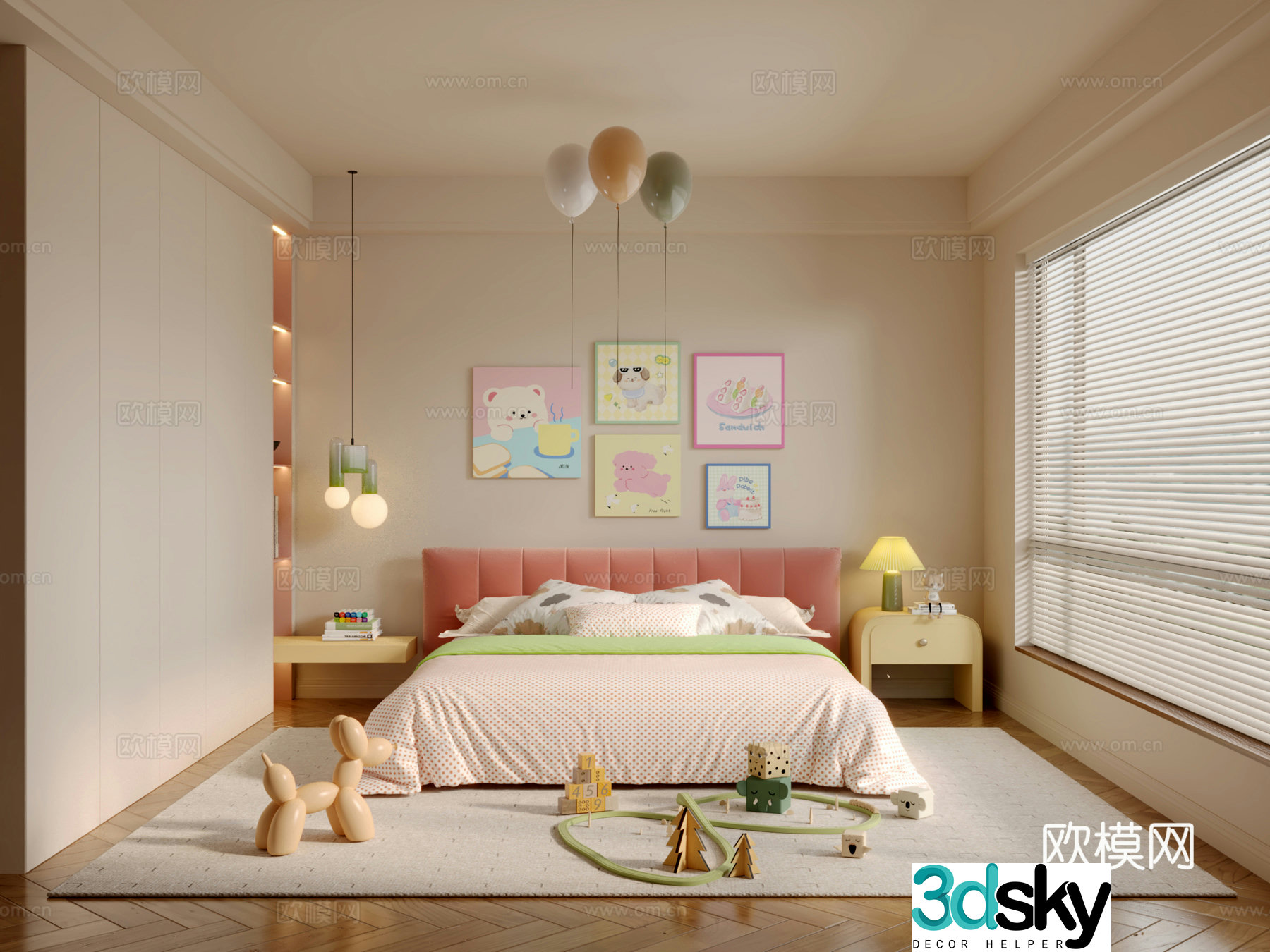 Dopamine children’s room children’s room 3d model