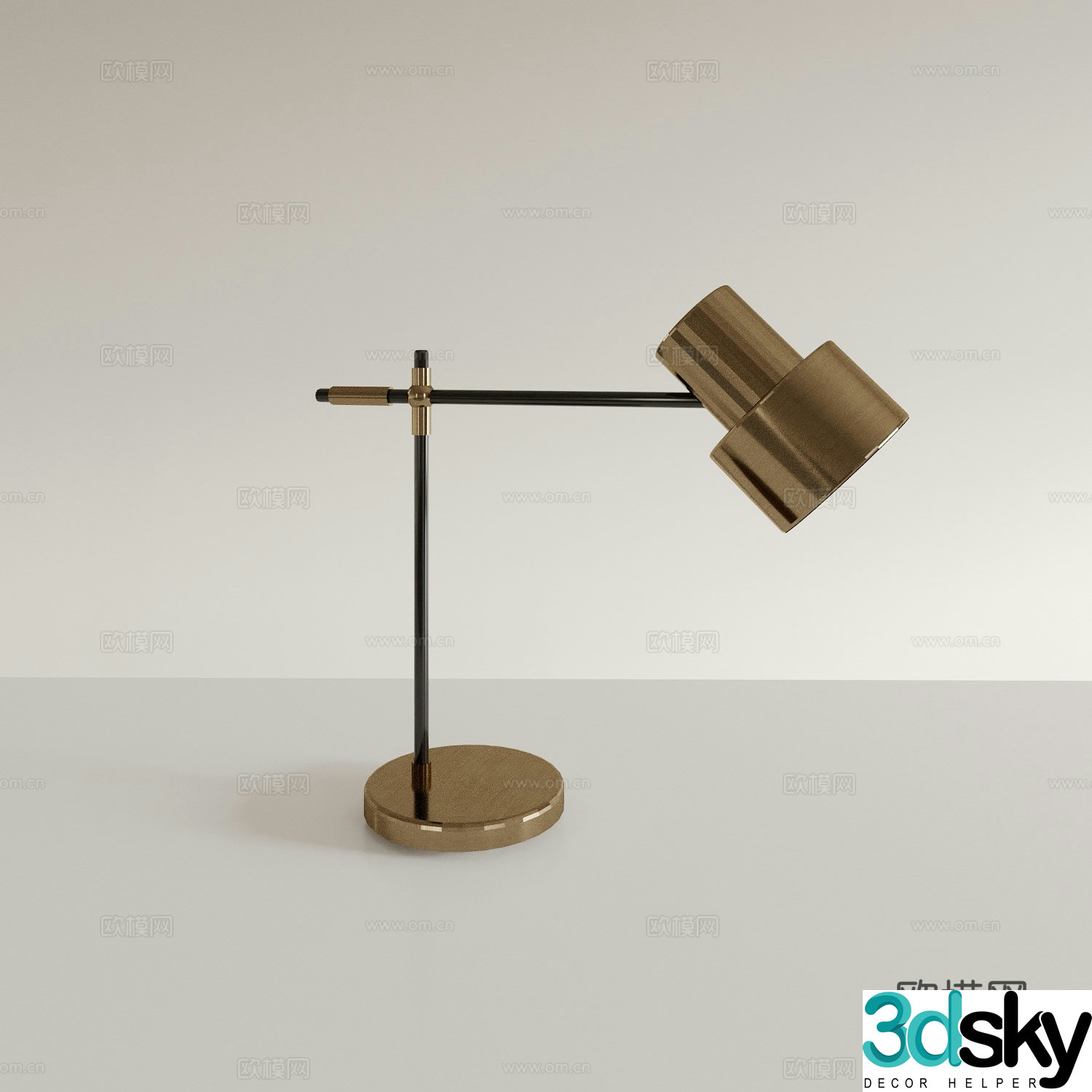 Modern desk lamp bedside lamp night lamp ambient lamp reading lamp 3d model