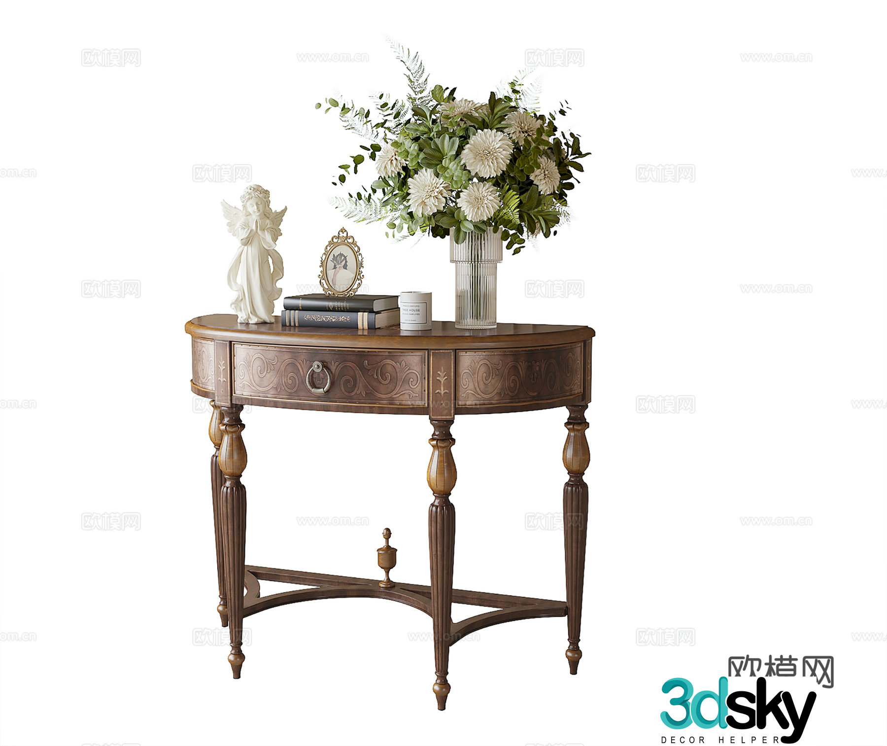 French end viewing platform 3D model