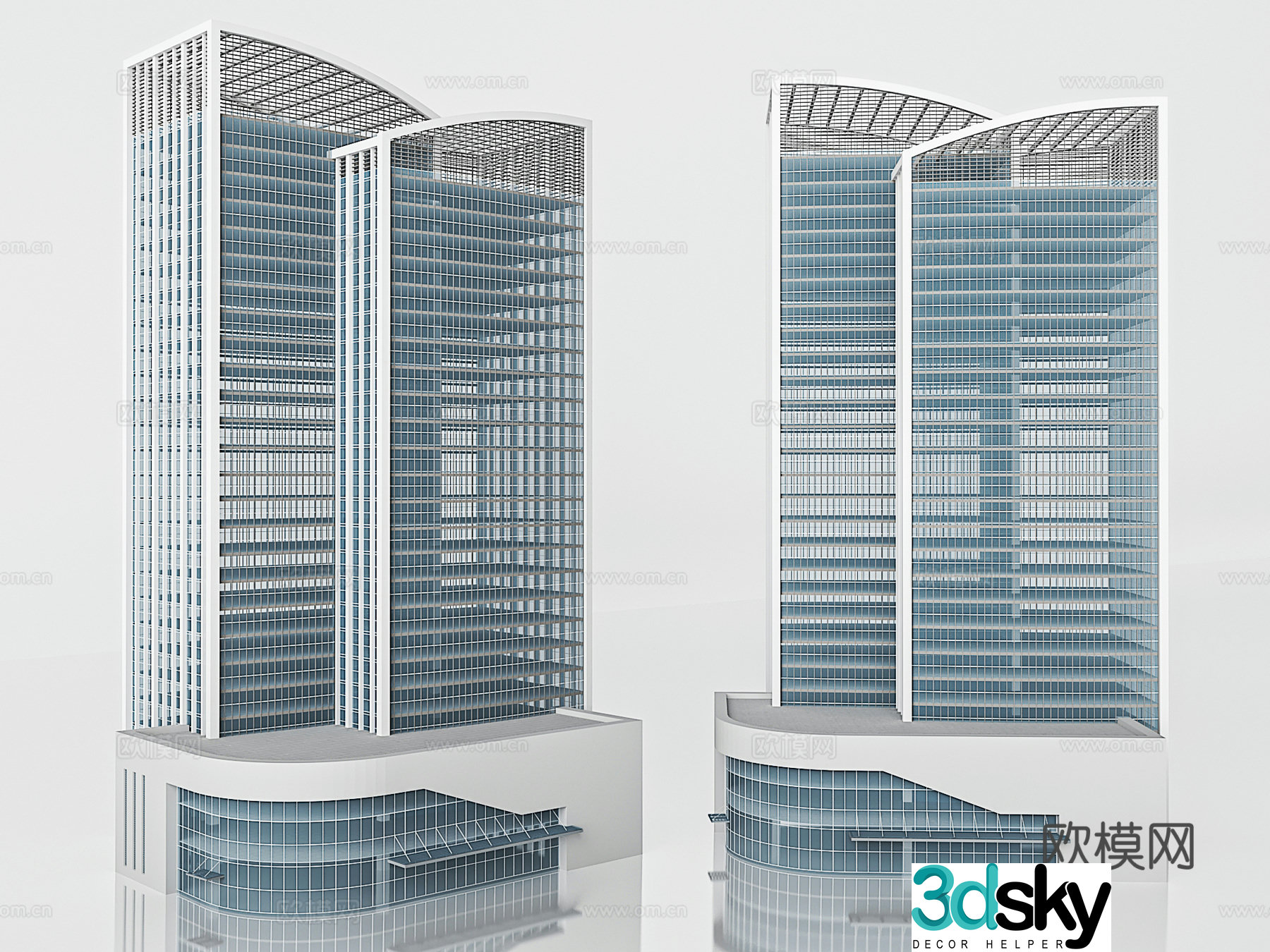 Office building building 3D model