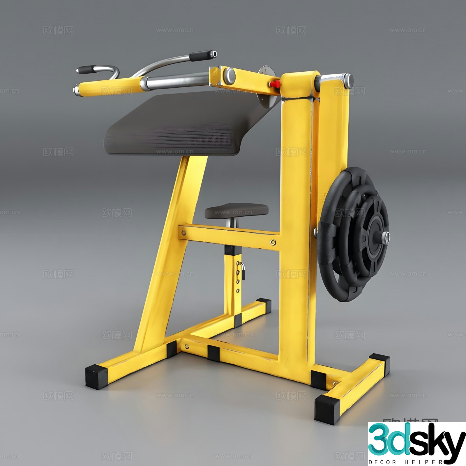 Fitness equipment 3d model