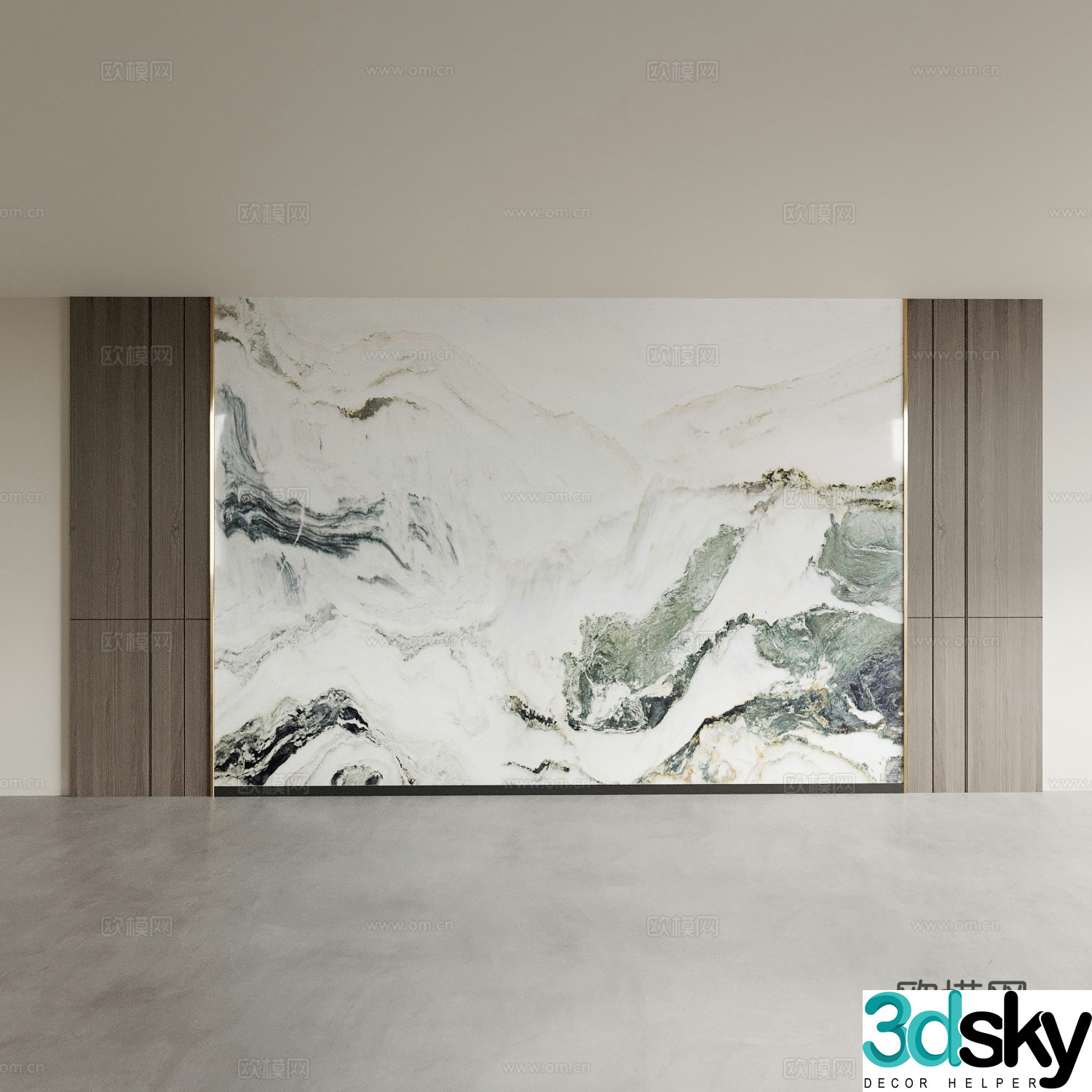 Background wall bedside background wall sofa background wall 3d model