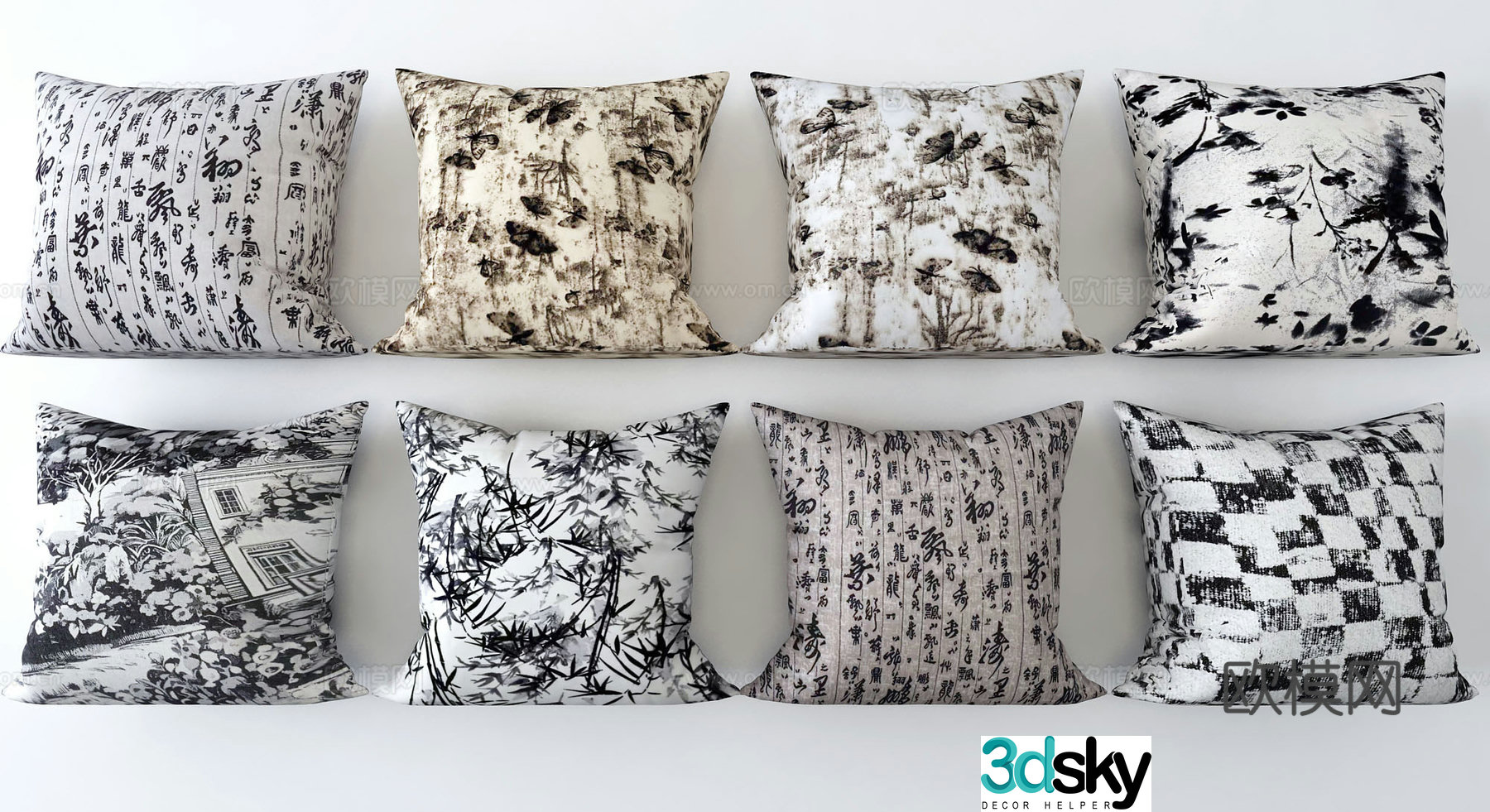 pillow 3d model