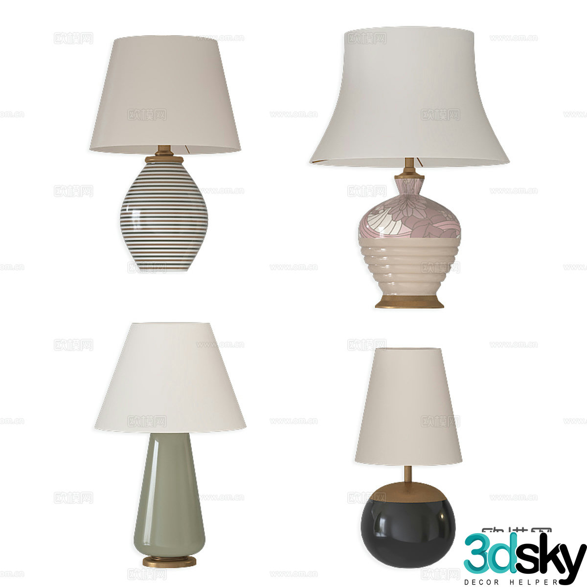 desk lamp 3d model