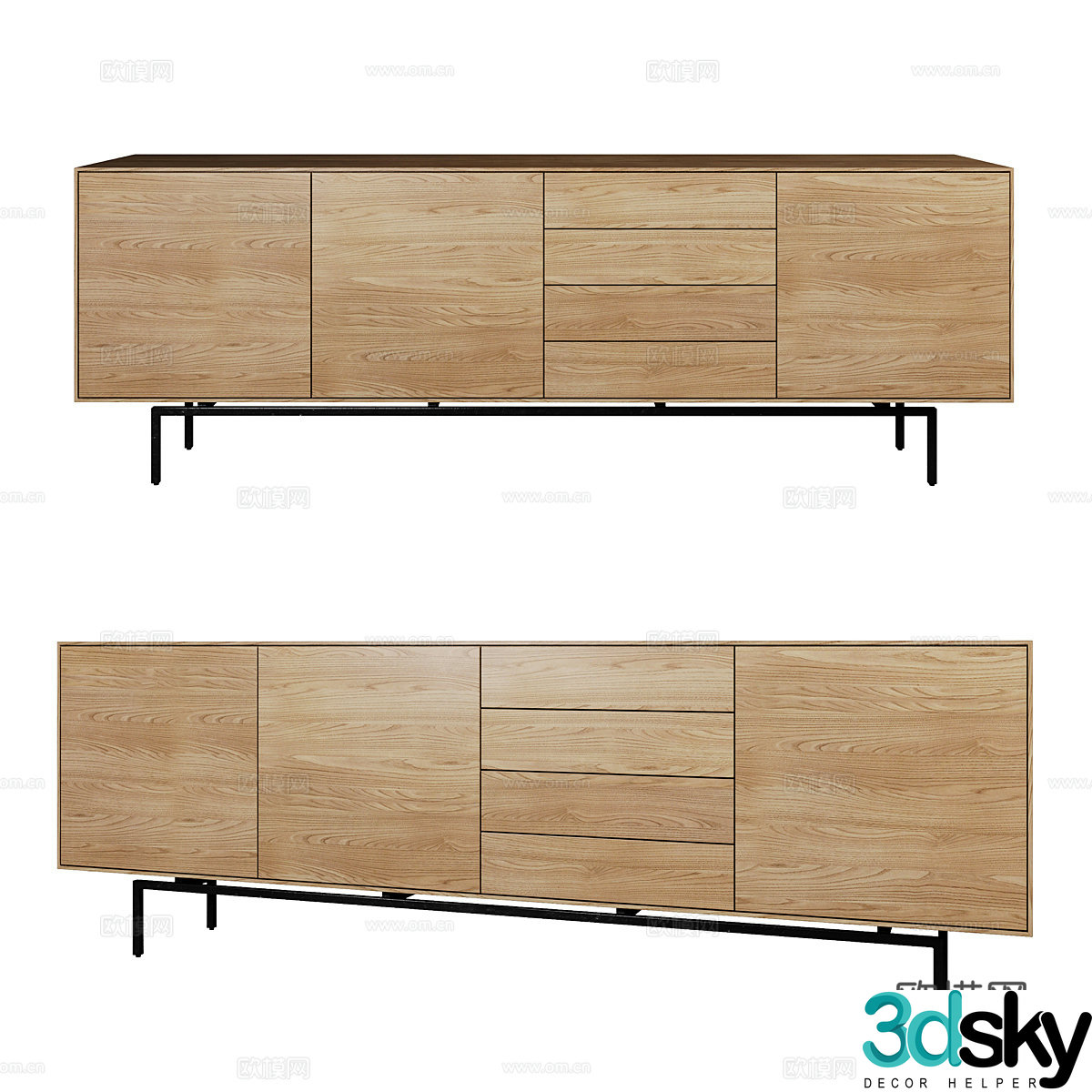 Modern TV cabinet 3d model