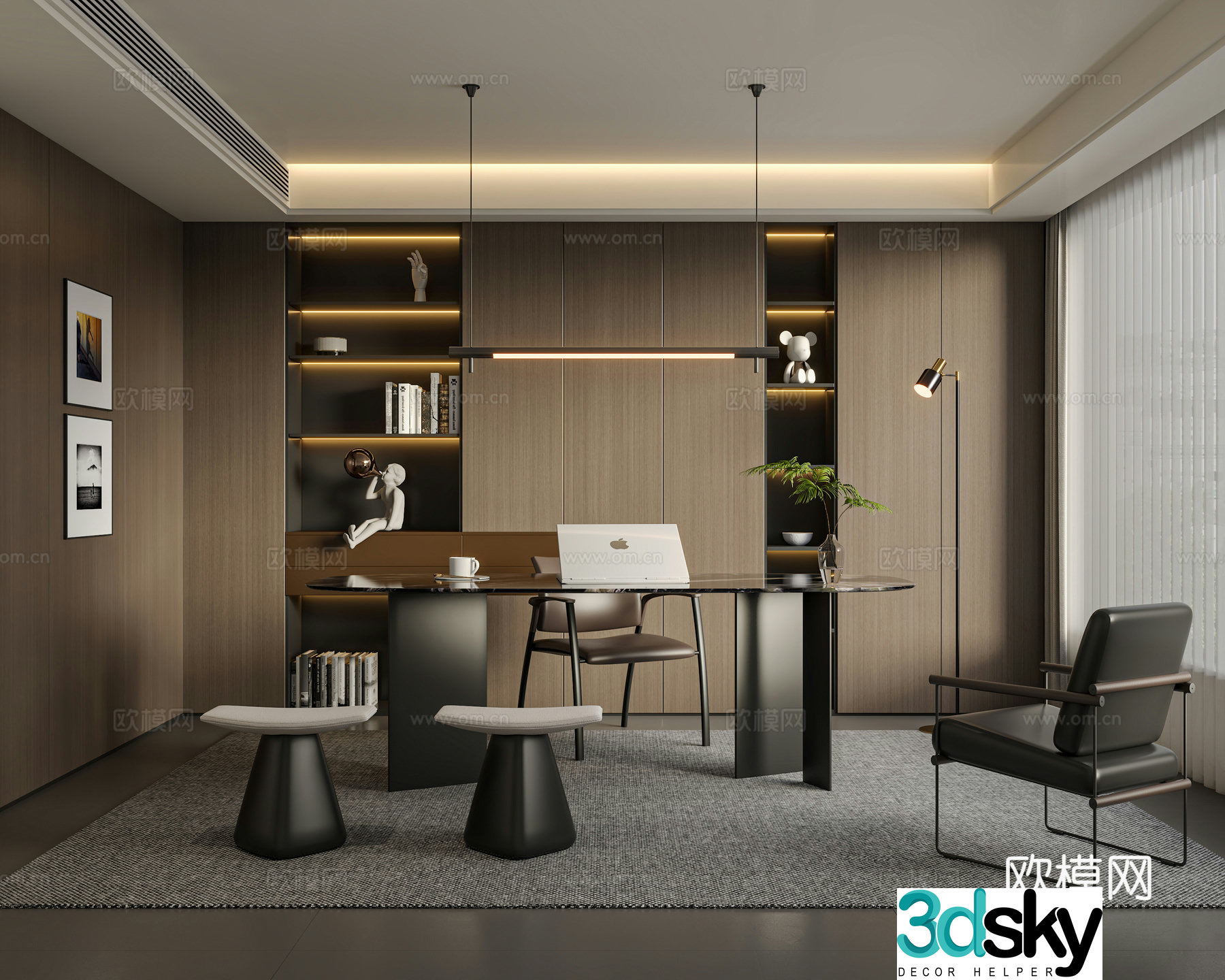 Italian study 3D model