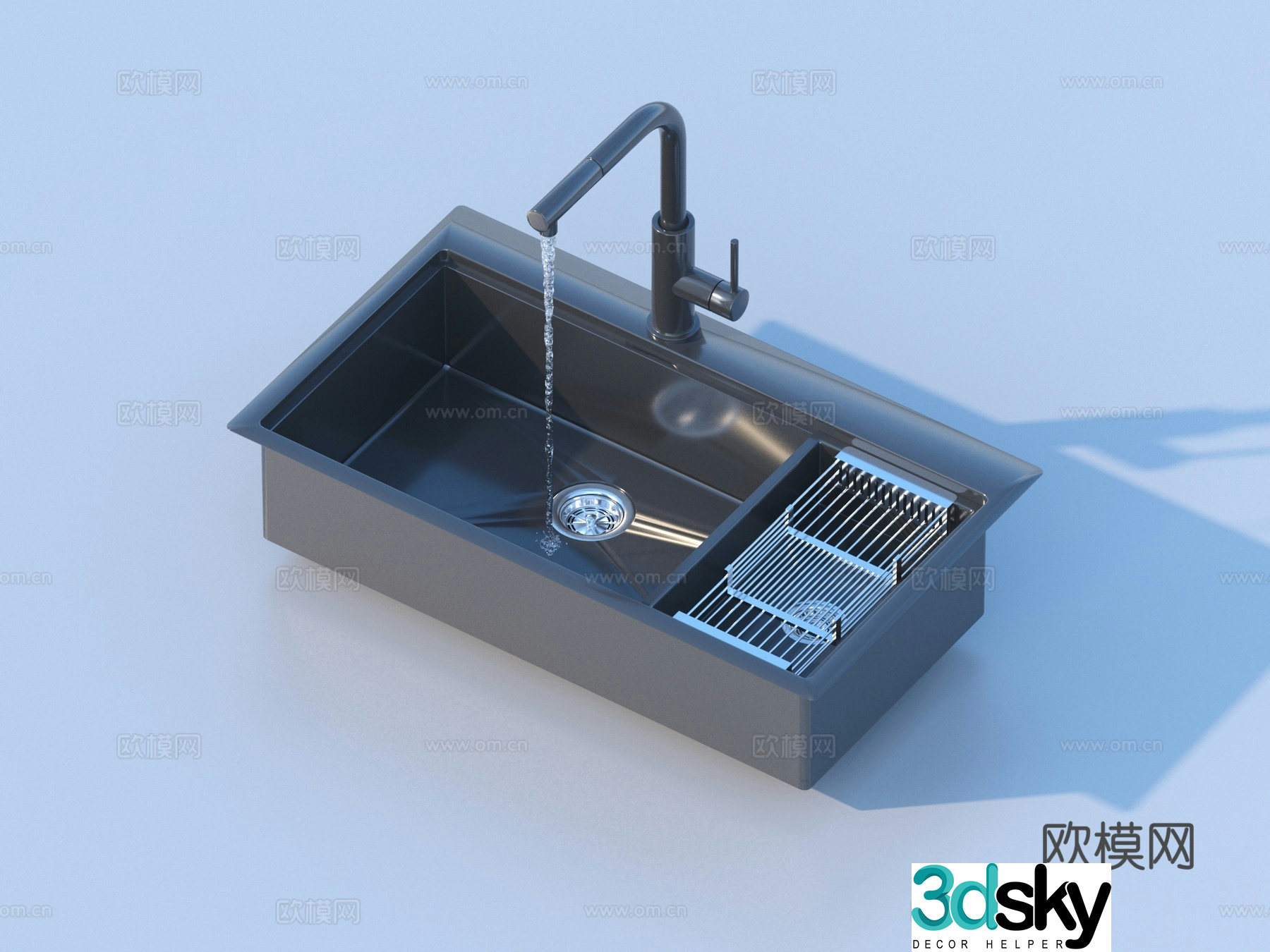 Kitchen sink 3d model