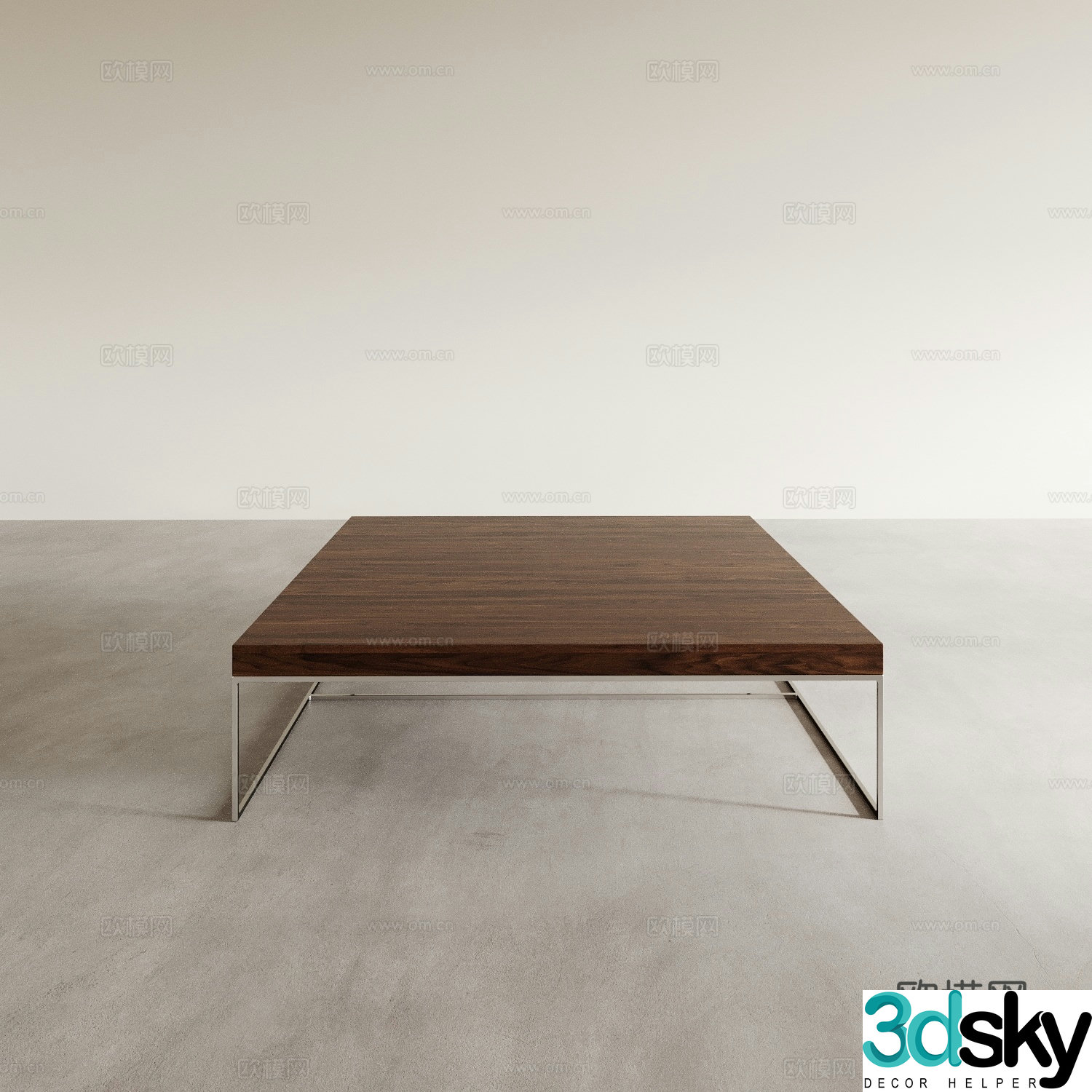 Modern coffee table 3d model