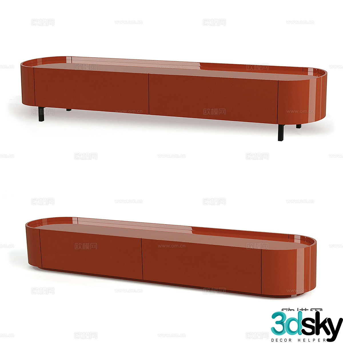 Modern TV cabinet 3d model