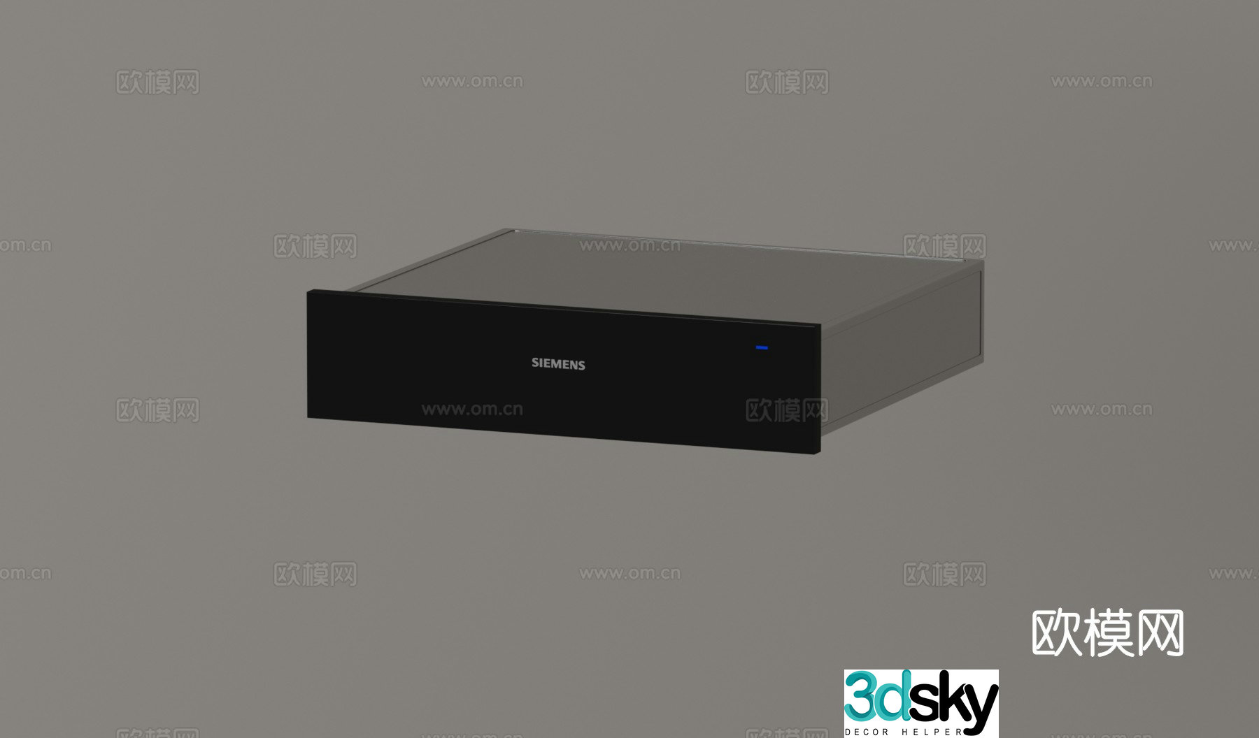 Siemens disc player 3d model