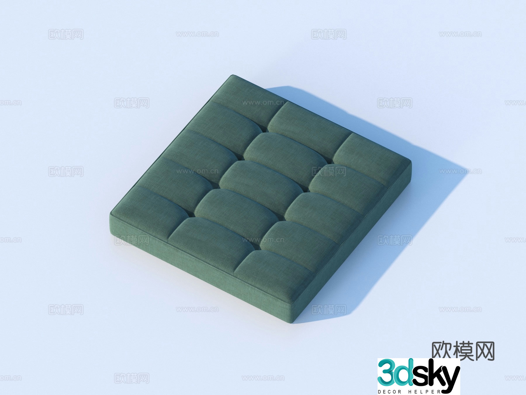 Soft bag cushion bedding 3d model