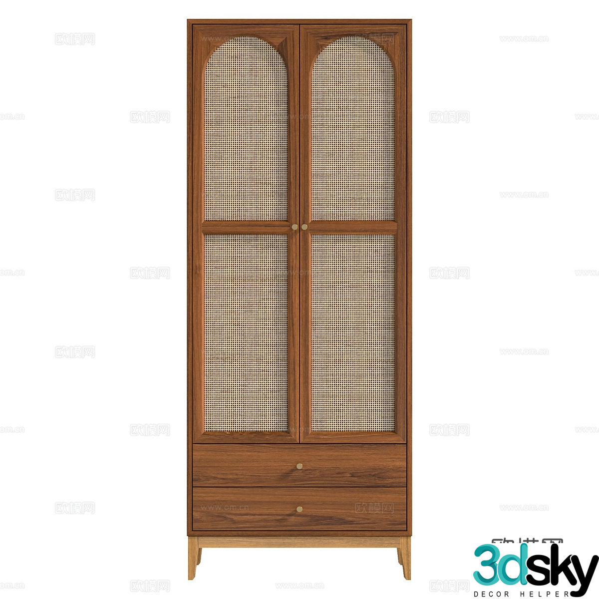 Wasabi Decorative Cabinet Side Cabinet 3D Model