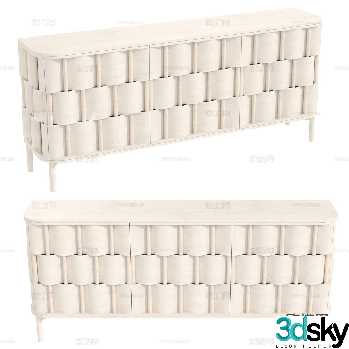 3D model of entrance cabinet
